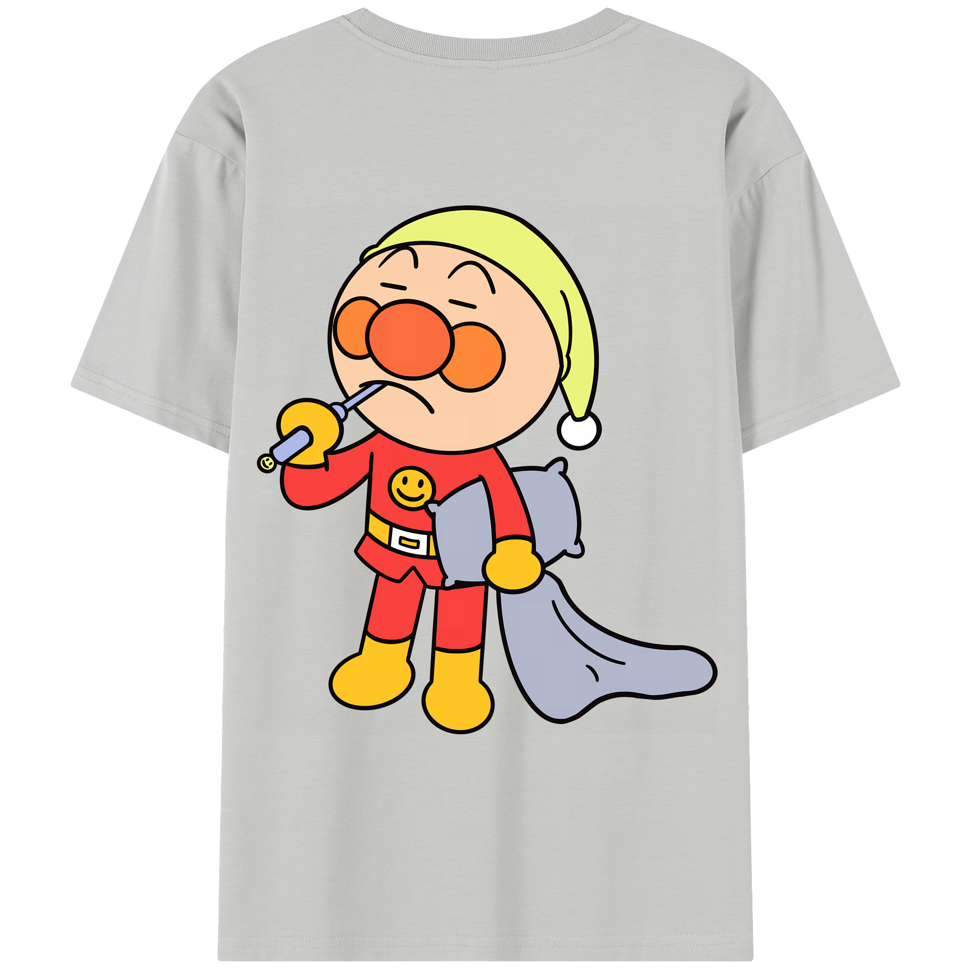 （画像用） アンパンマン Anpanman レディース半袖Tシャツ(バックプリント)