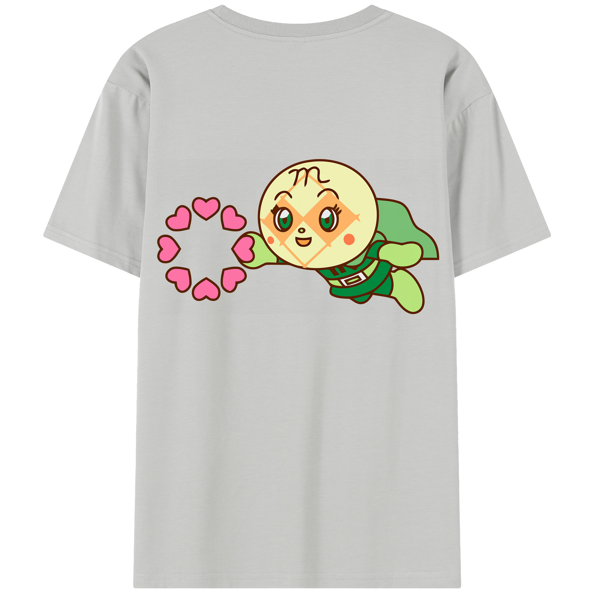 （画像用） アンパンマン Anpanman レディース半袖Tシャツ(バックプリント)