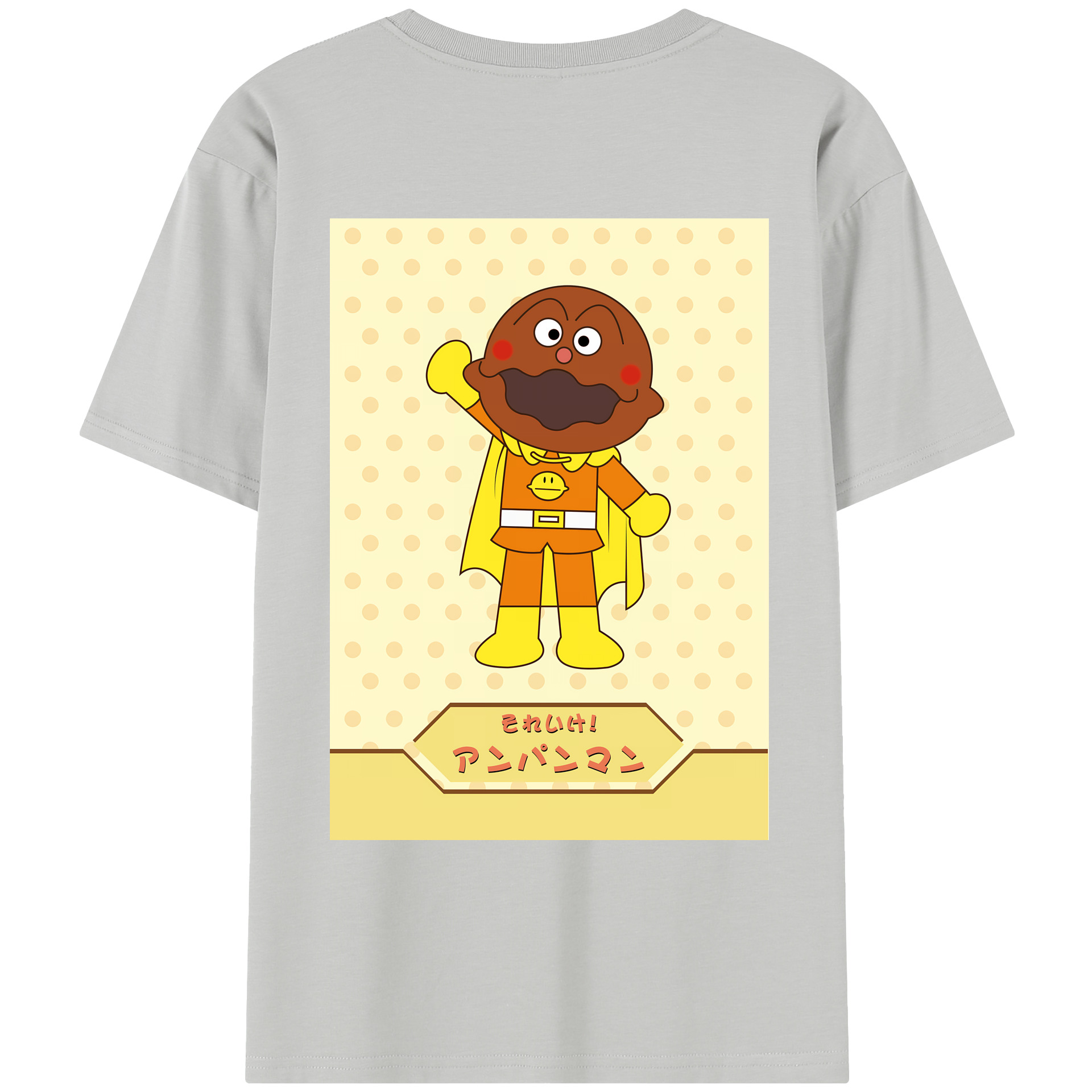 （画像用） アンパンマン Anpanman レディース半袖Tシャツ(バックプリント)