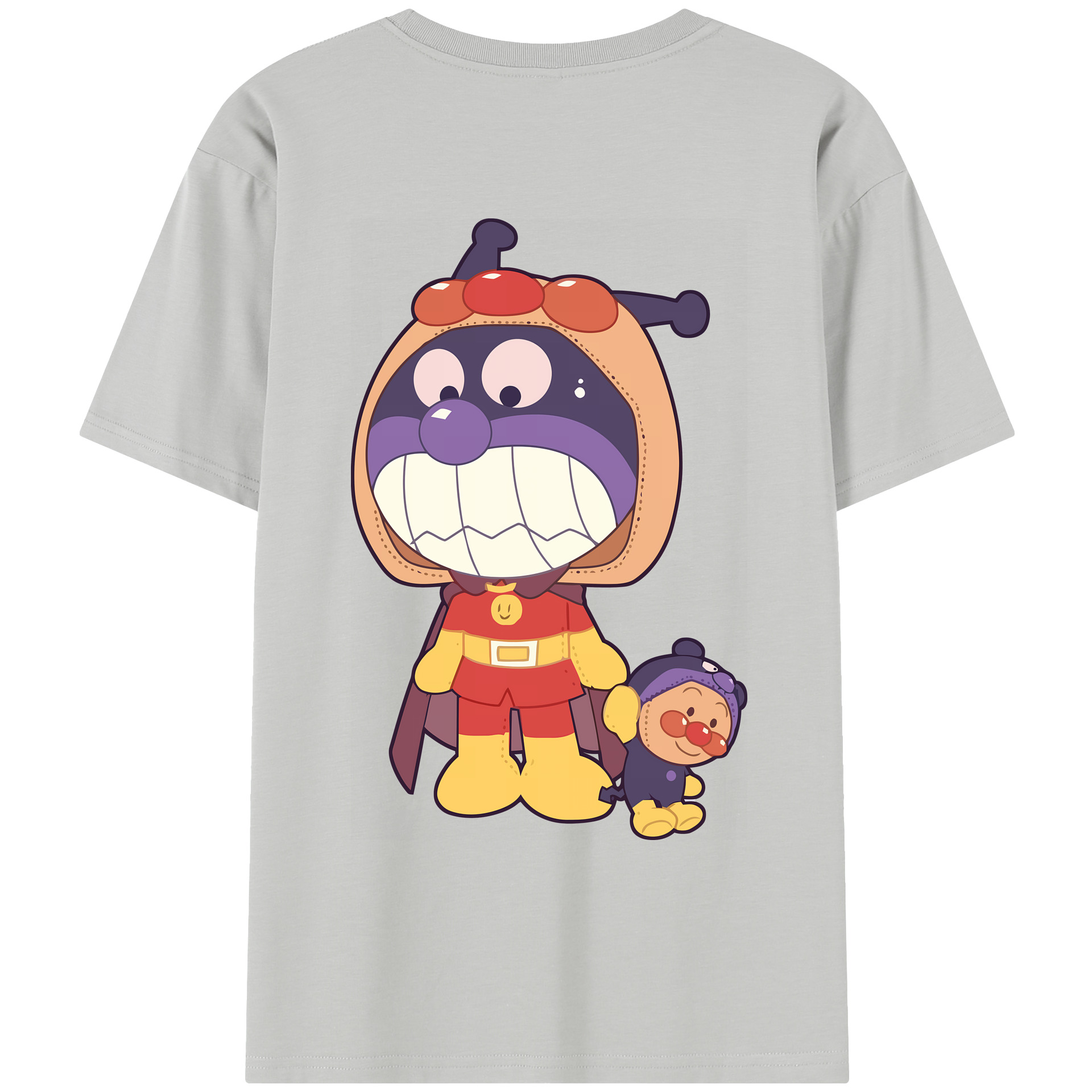 （画像用） アンパンマン Anpanman レディース半袖Tシャツ(バックプリント)
