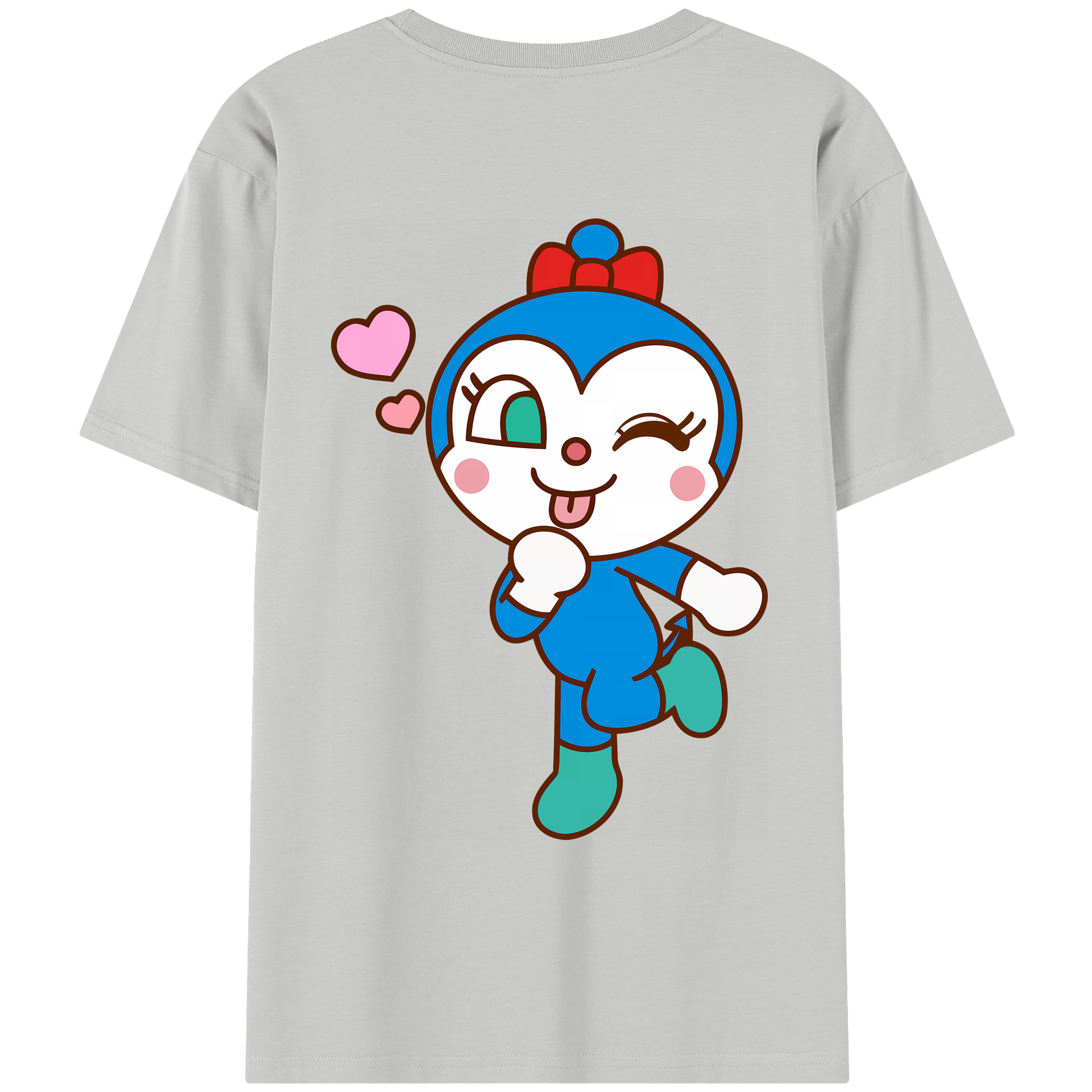 （画像用） アンパンマン Anpanman レディース半袖Tシャツ(バックプリント)