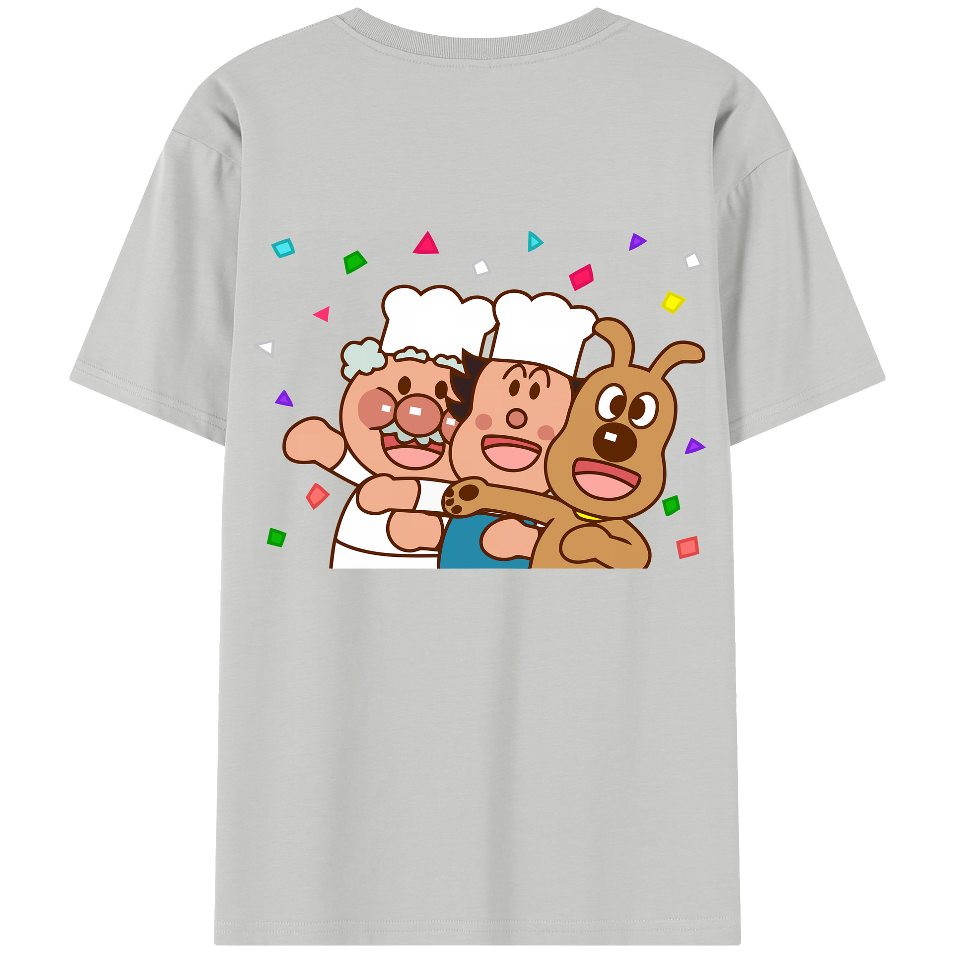 （画像用） アンパンマン Anpanman レディース半袖Tシャツ(バックプリント)