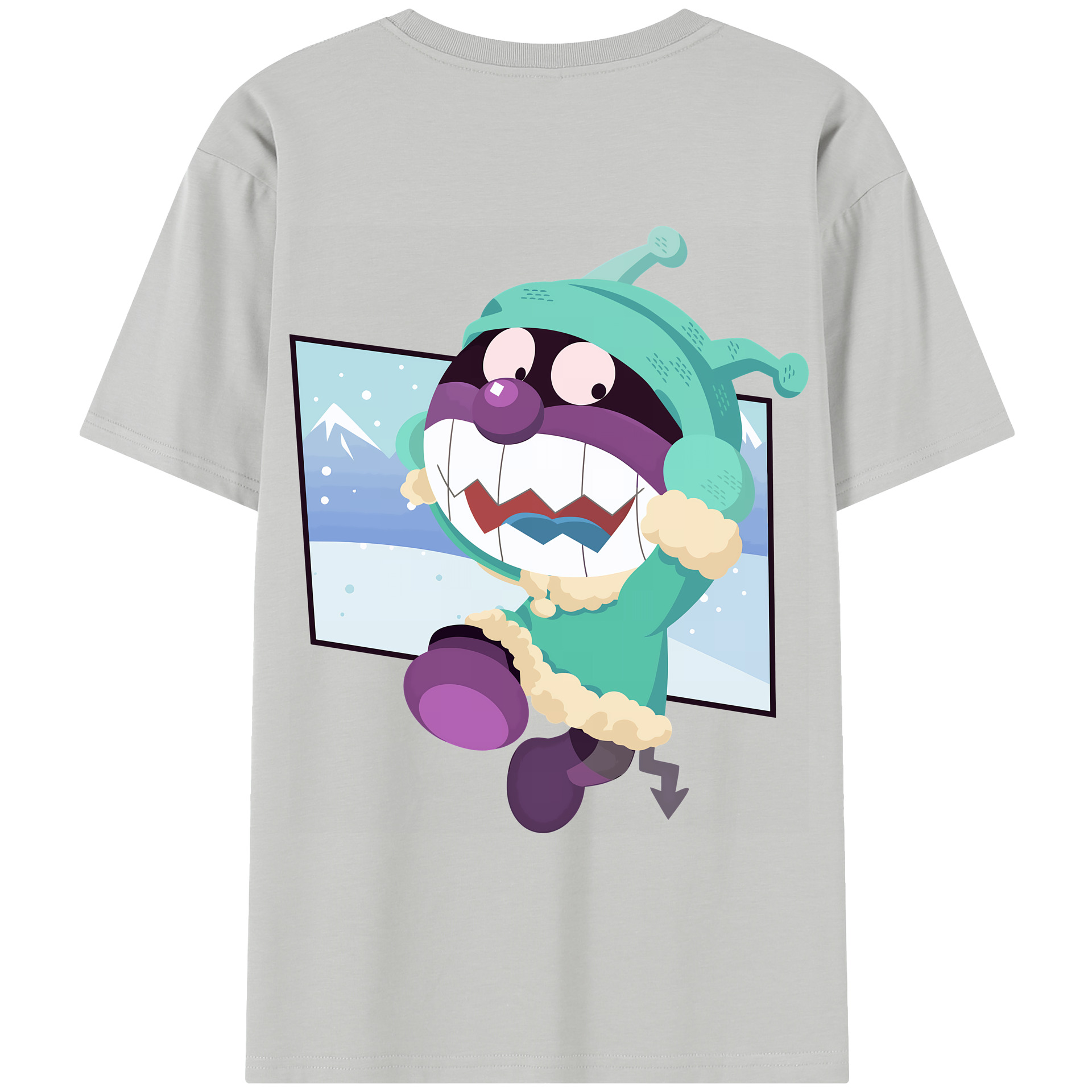 （画像用） アンパンマン Anpanman レディース半袖Tシャツ(バックプリント)