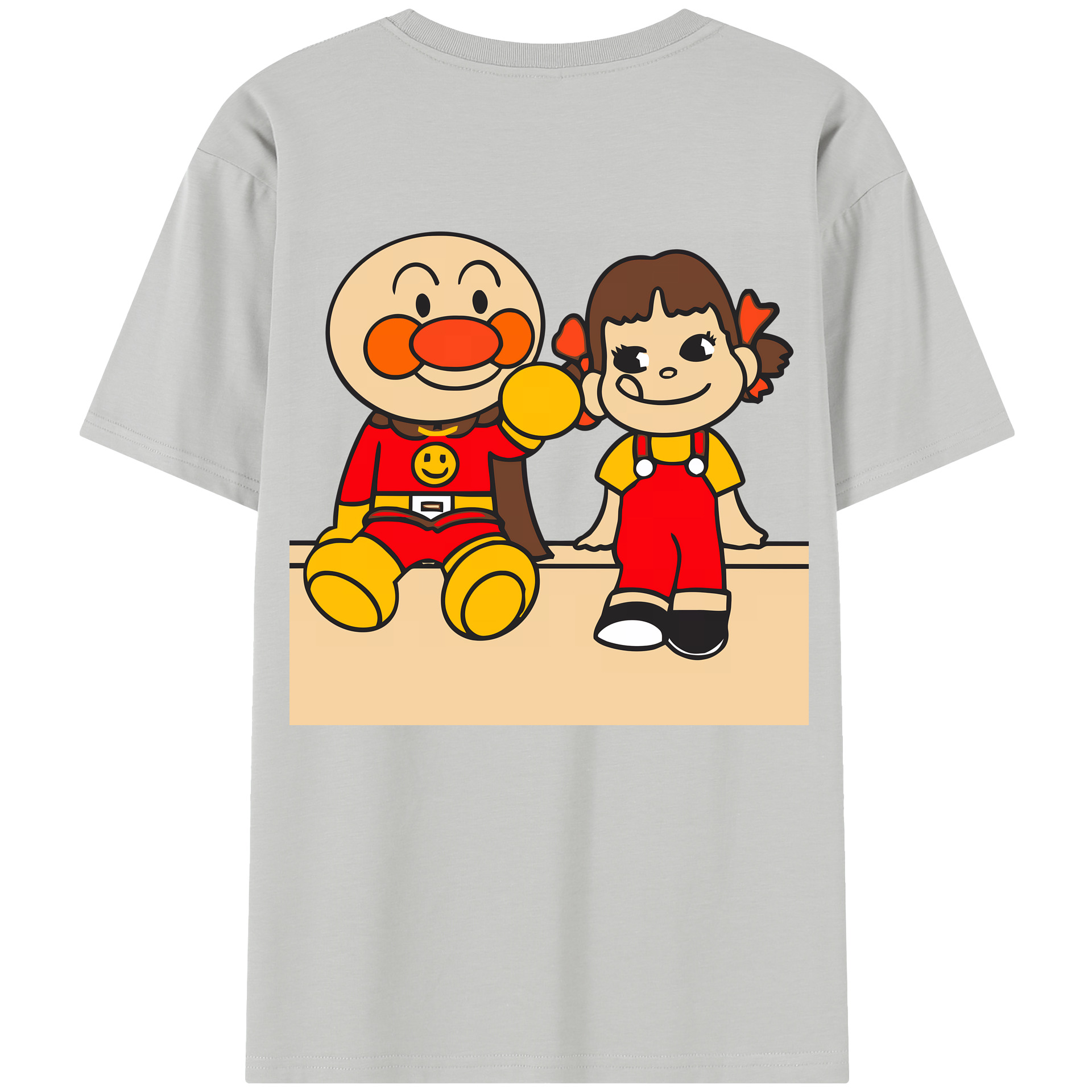 （画像用） アンパンマン Anpanman レディース半袖Tシャツ(バックプリント)