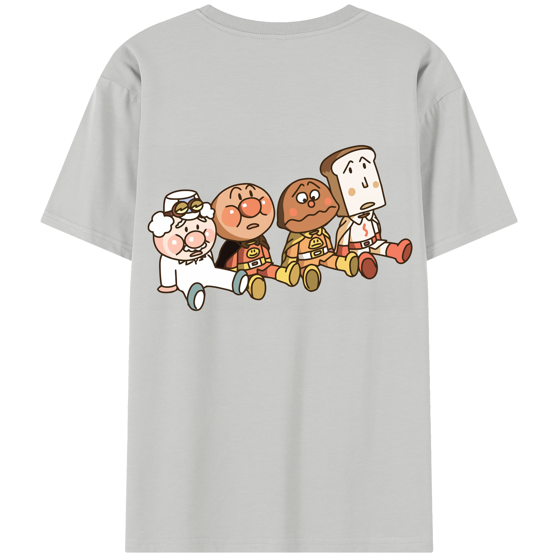 アンパンマン Anpanman レディース半袖Tシャツ(バックプリント)
