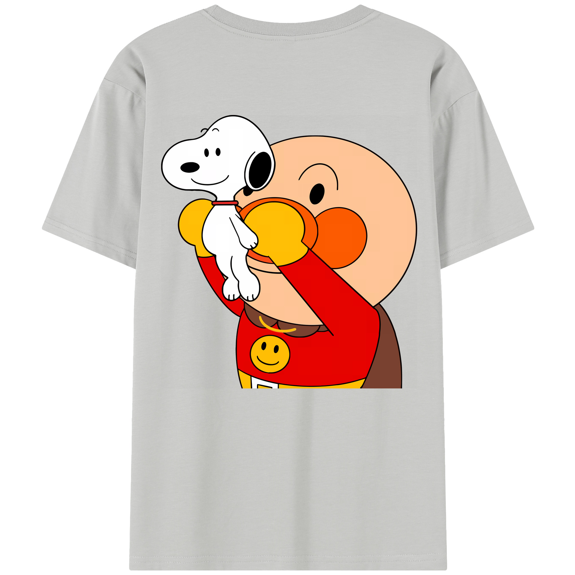（画像用） アンパンマン Anpanman レディース半袖Tシャツ(バックプリント)