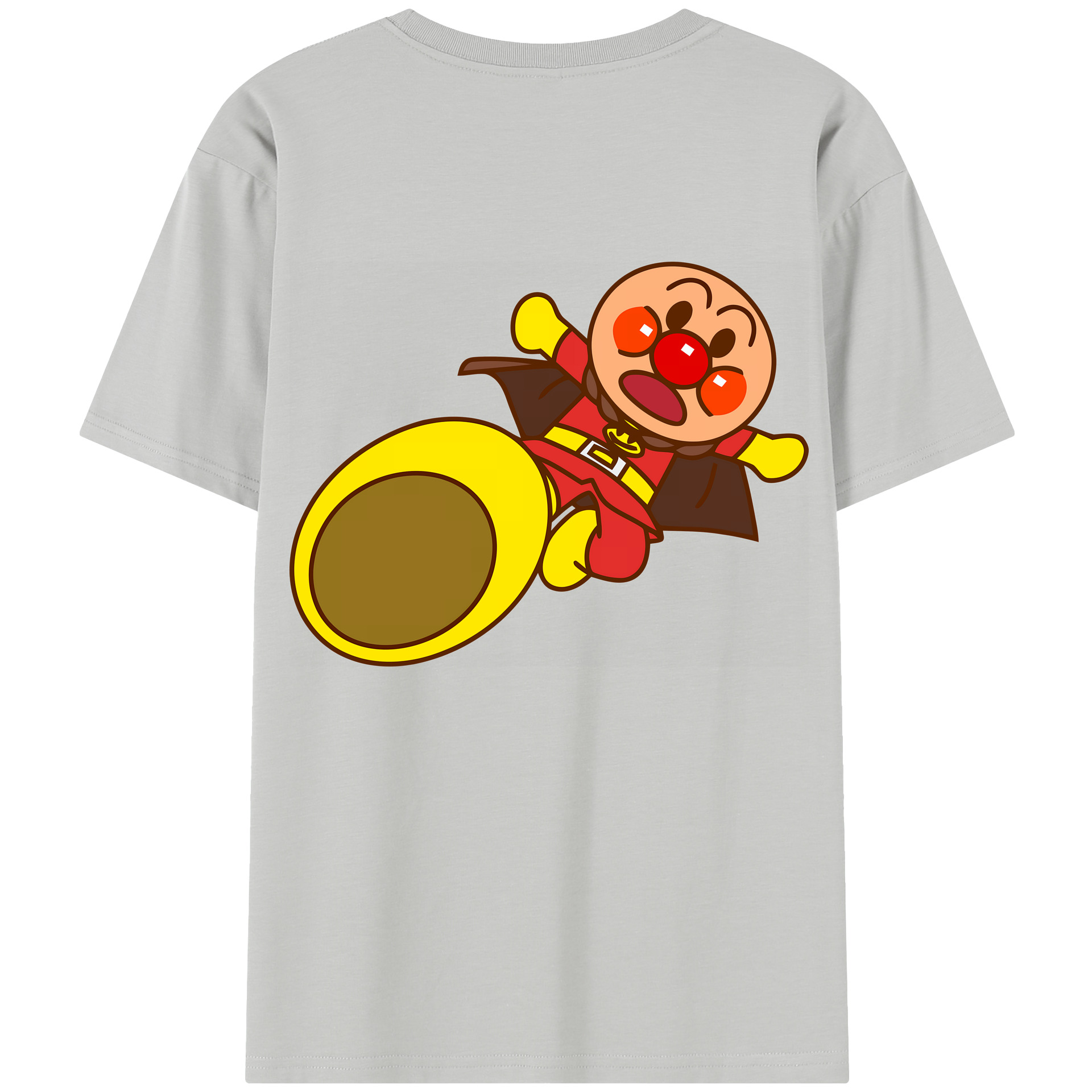 （画像用） アンパンマン Anpanman レディース半袖Tシャツ(バックプリント)