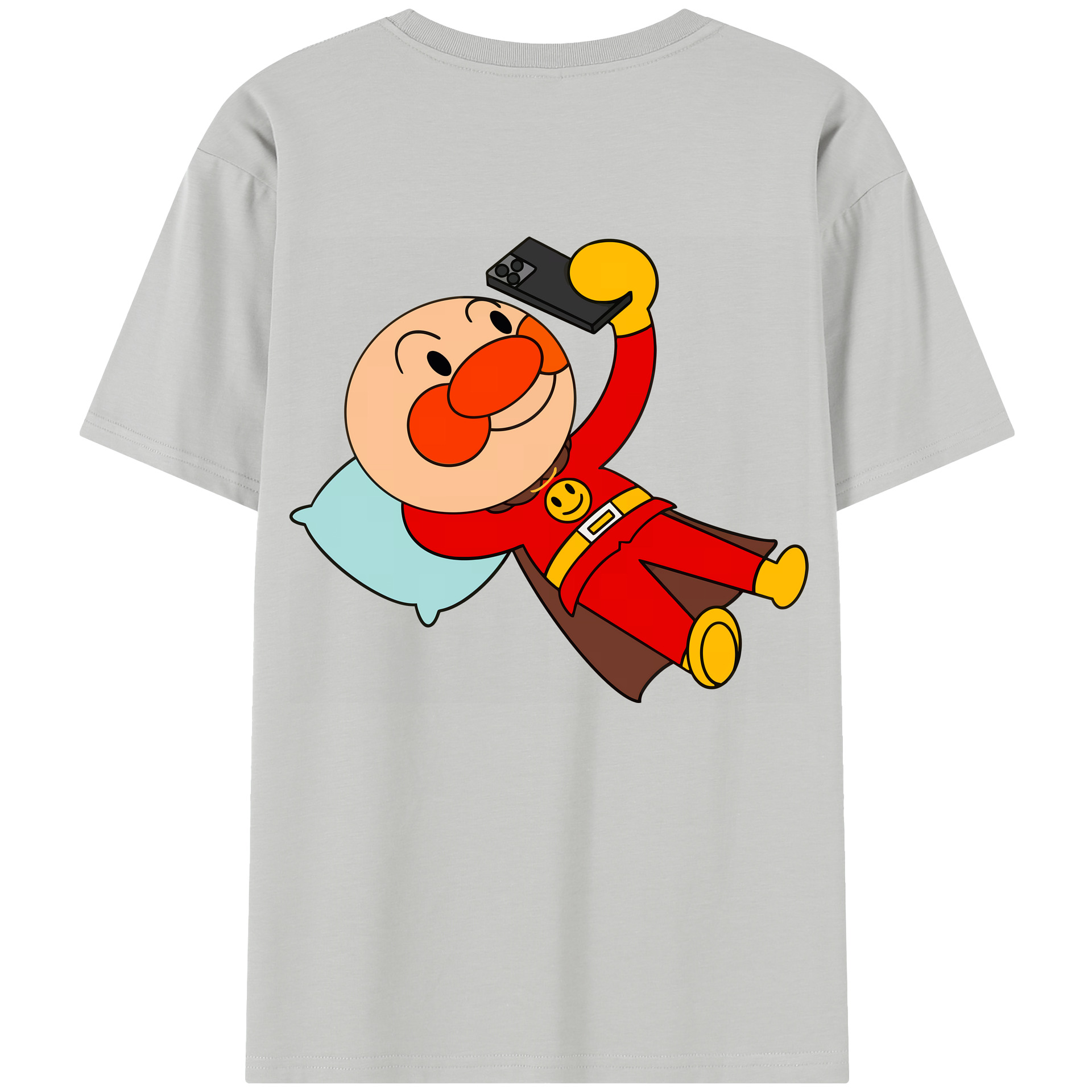 （画像用） アンパンマン Anpanman レディース半袖Tシャツ(バックプリント)