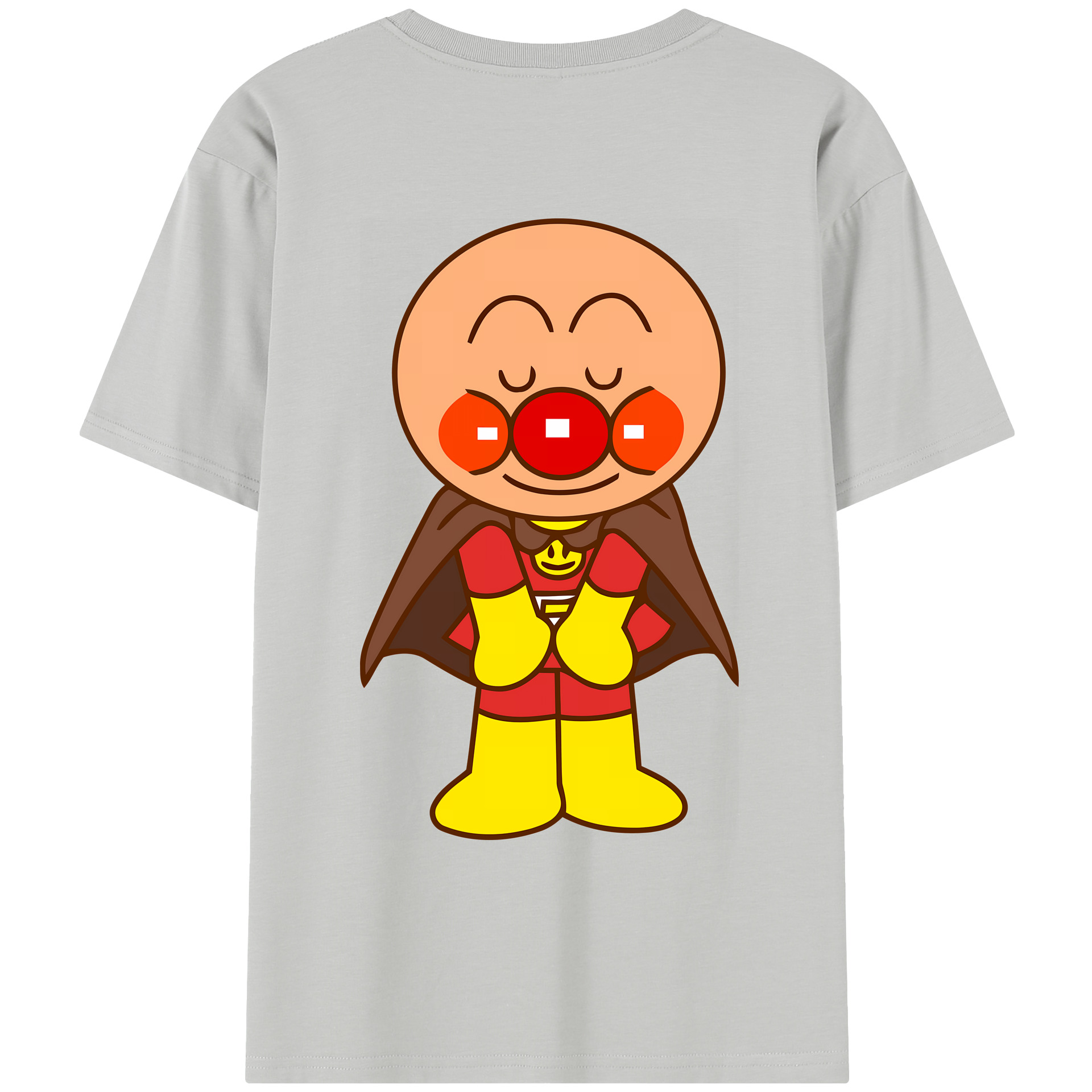 （画像用） アンパンマン Anpanman レディース半袖Tシャツ(バックプリント)