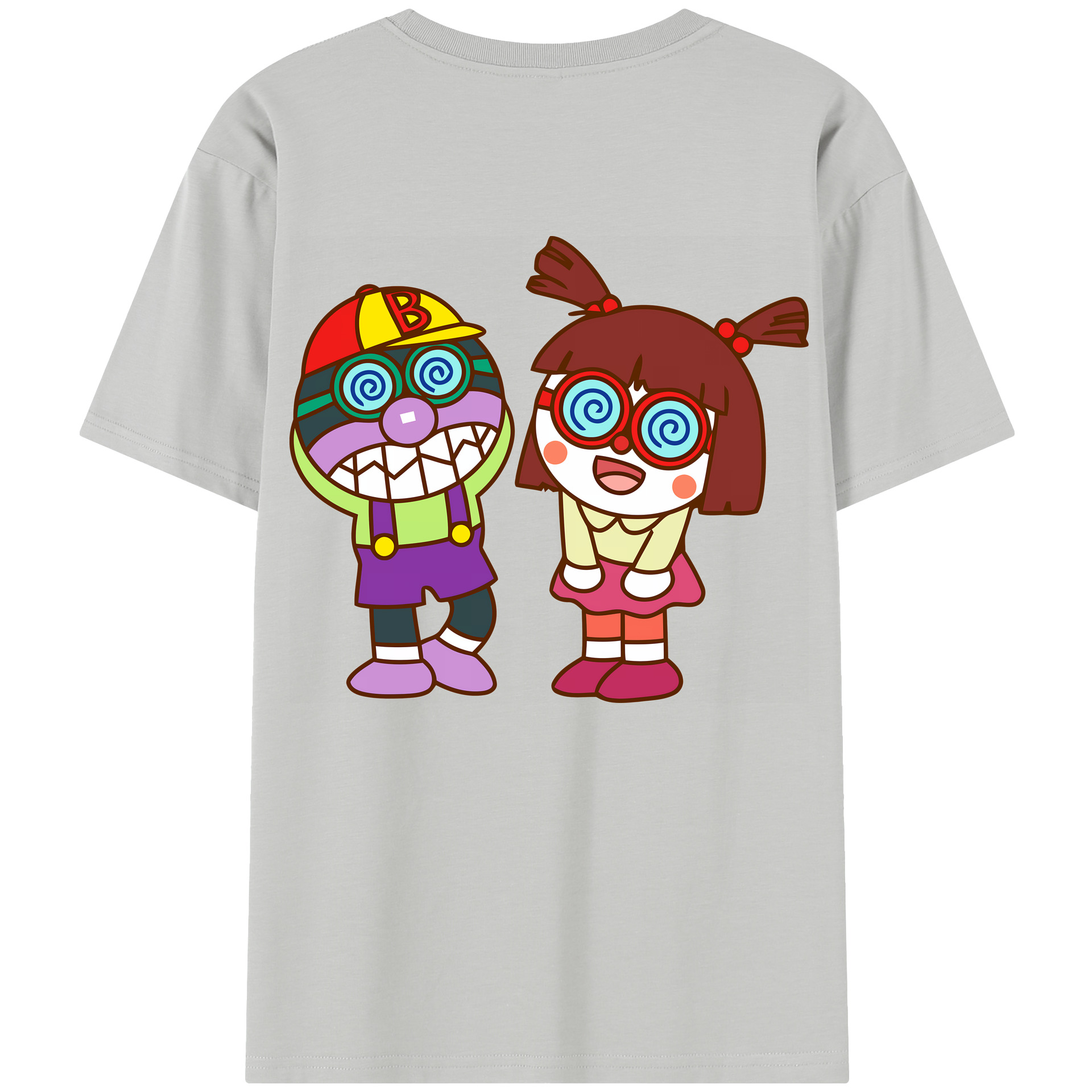（画像用） アンパンマン Anpanman レディース半袖Tシャツ(バックプリント)