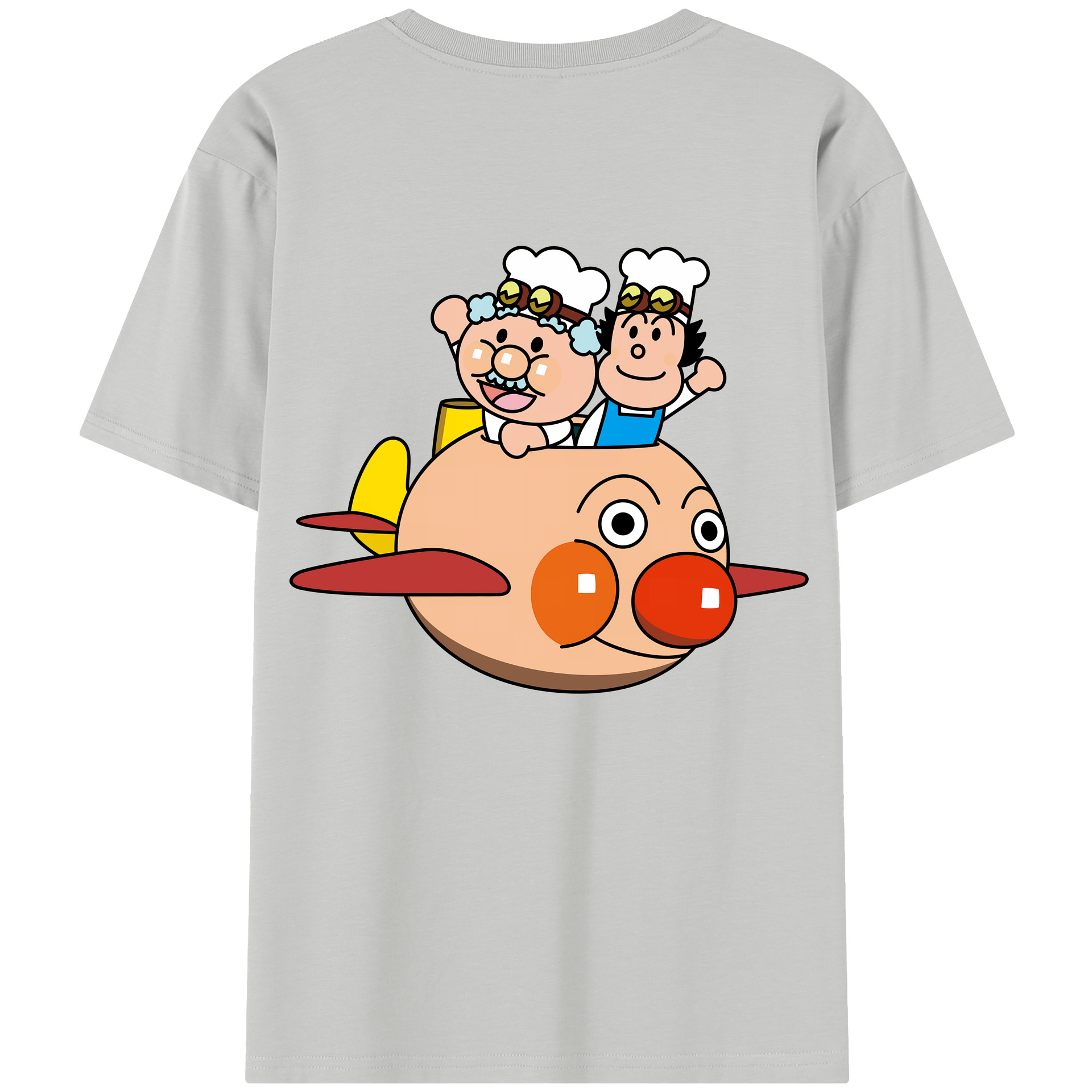 （画像用） アンパンマン Anpanman レディース半袖Tシャツ(バックプリント)