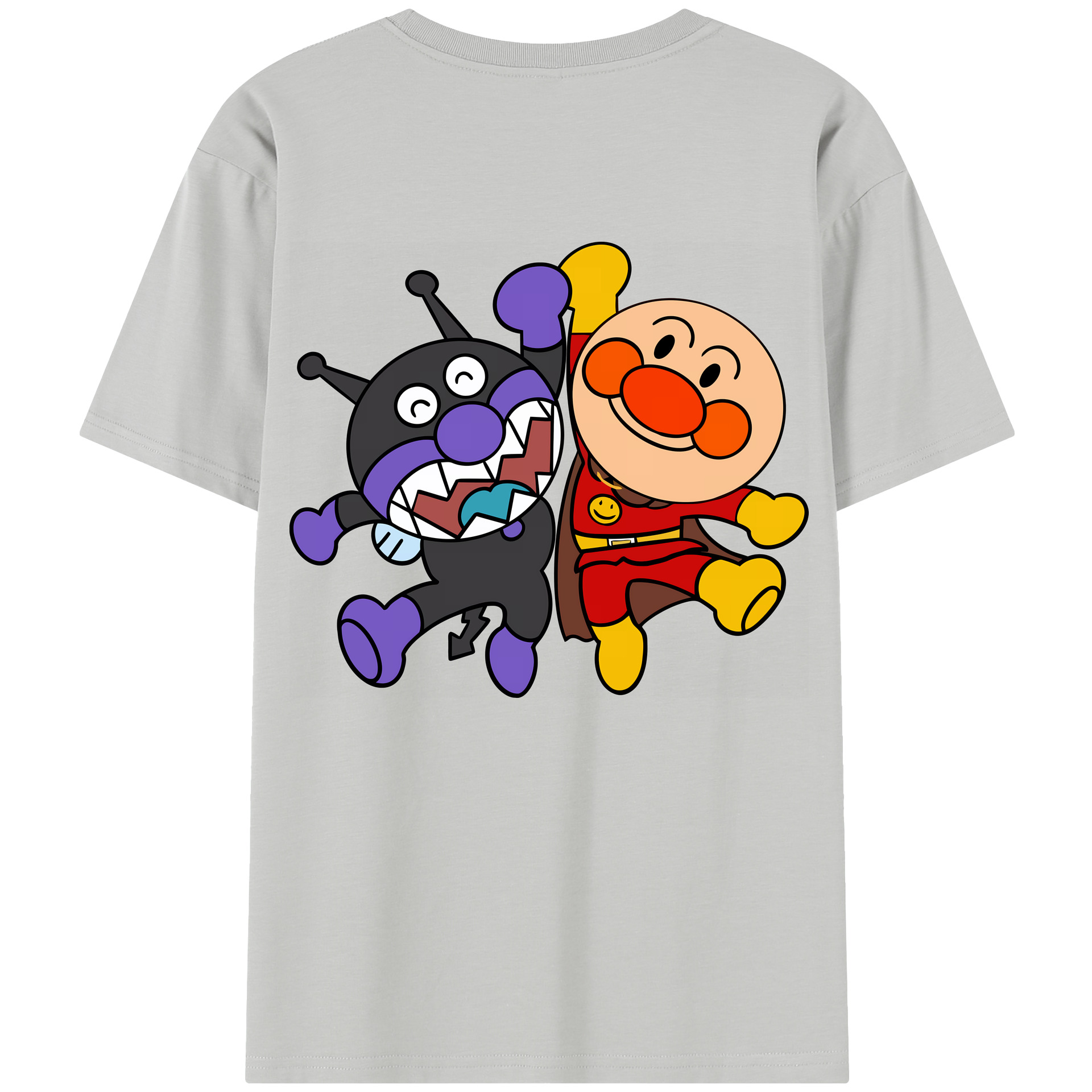 （画像用） アンパンマン Anpanman レディース半袖Tシャツ(バックプリント)