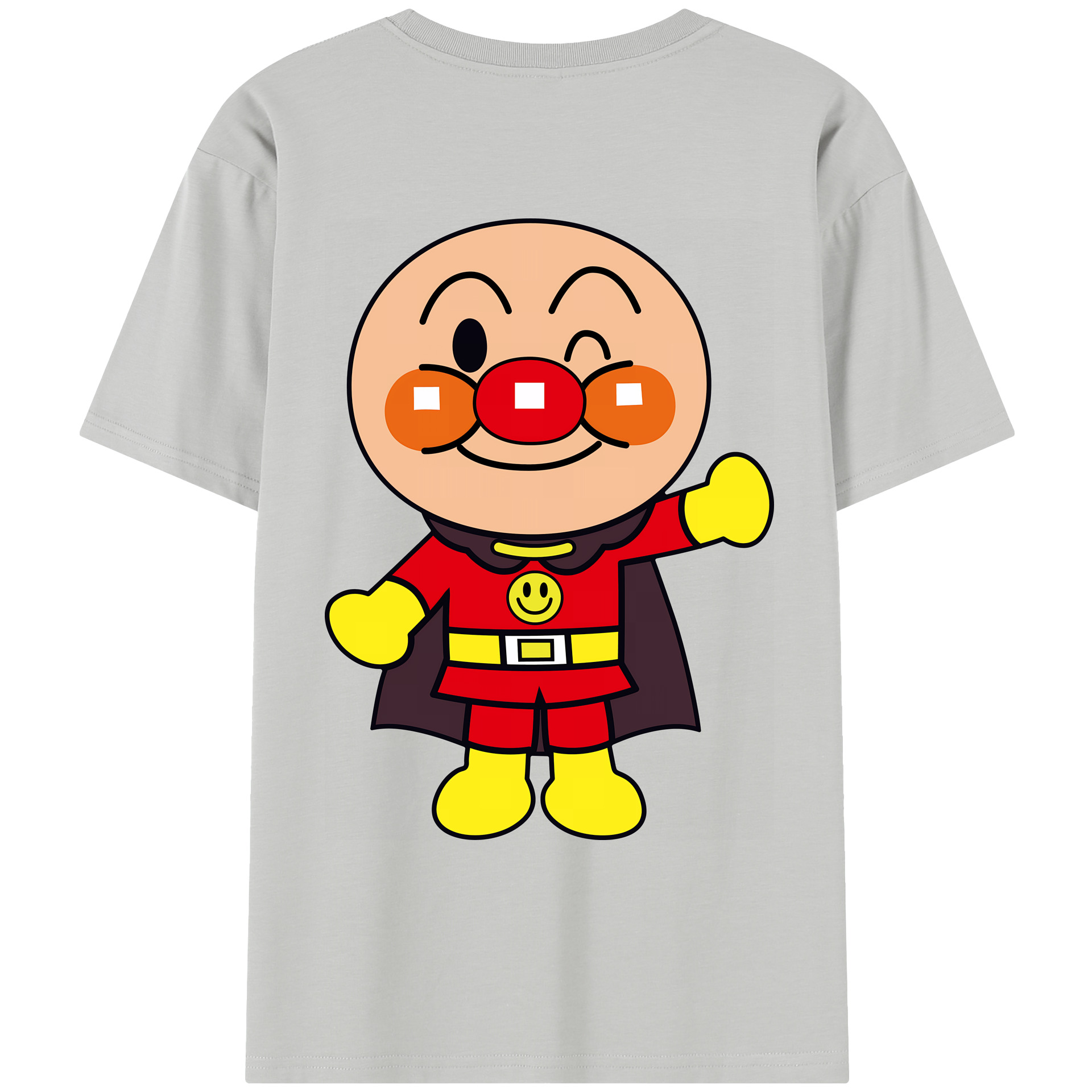 （画像用） アンパンマン Anpanman レディース半袖Tシャツ(バックプリント)