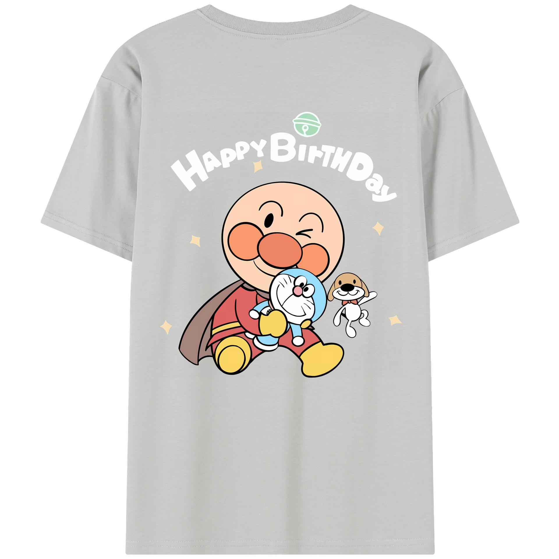 （画像用） アンパンマン Anpanman レディース半袖Tシャツ(バックプリント)