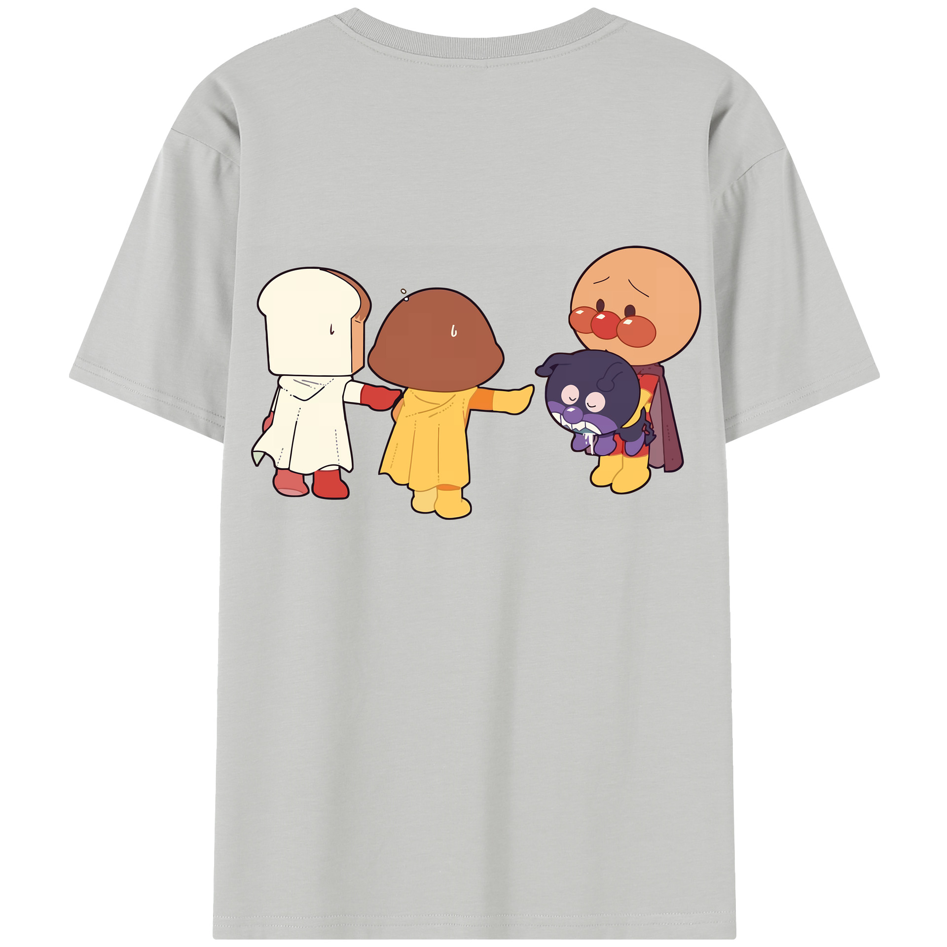 （画像用） アンパンマン Anpanman レディース半袖Tシャツ(バックプリント)