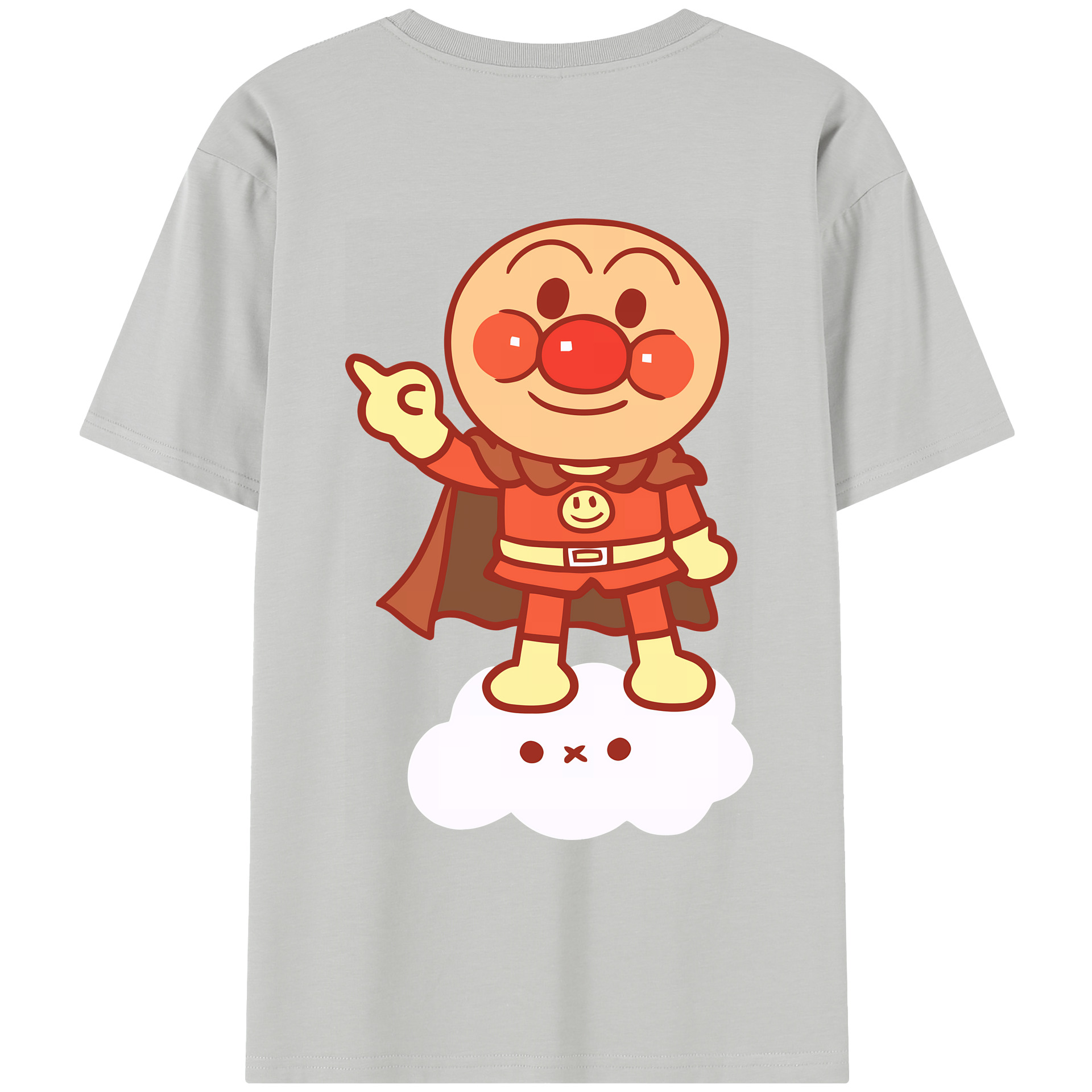 （画像用） アンパンマン Anpanman レディース半袖Tシャツ(バックプリント)