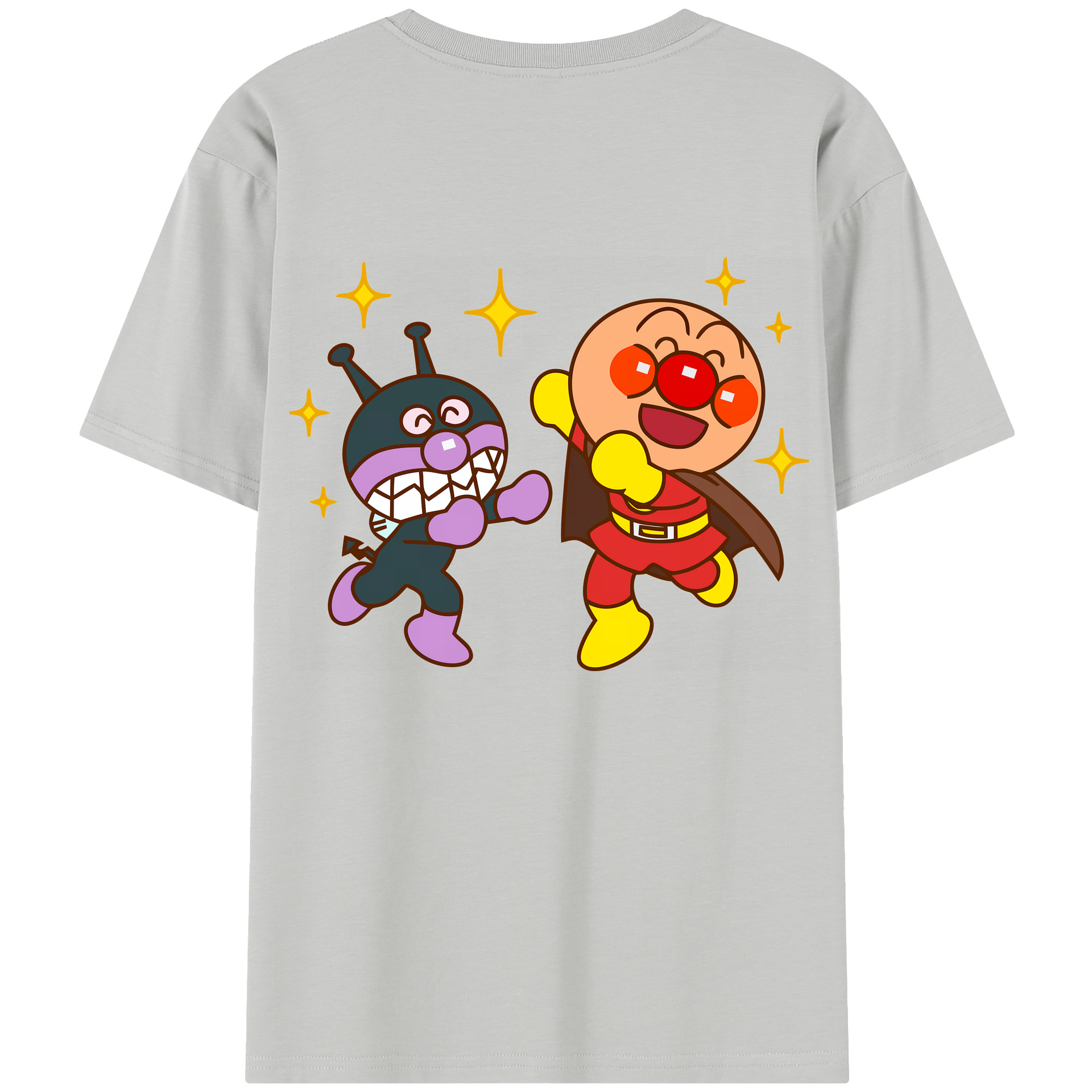 （画像用） アンパンマン Anpanman レディース半袖Tシャツ(バックプリント)