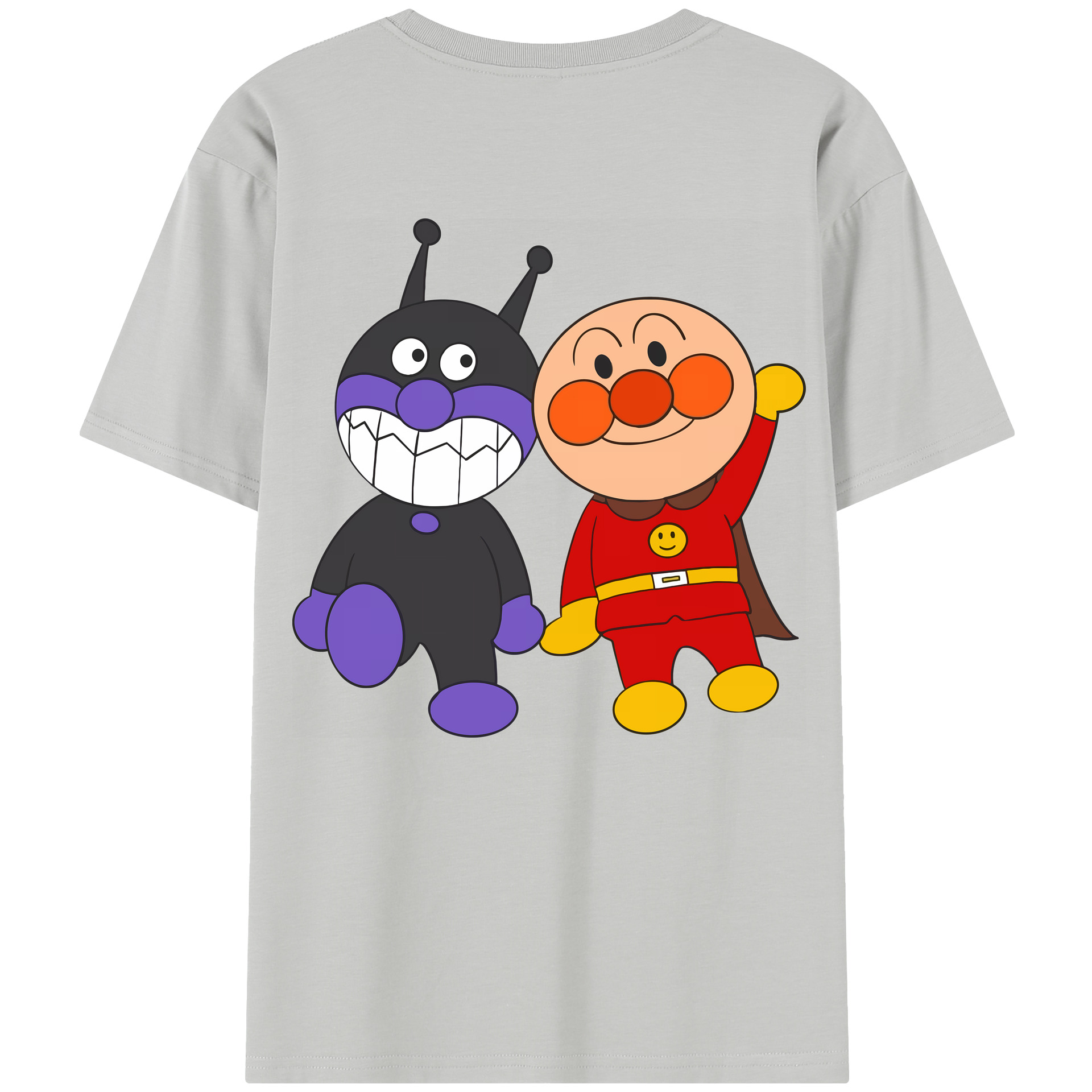 （画像用） アンパンマン Anpanman レディース半袖Tシャツ(バックプリント)