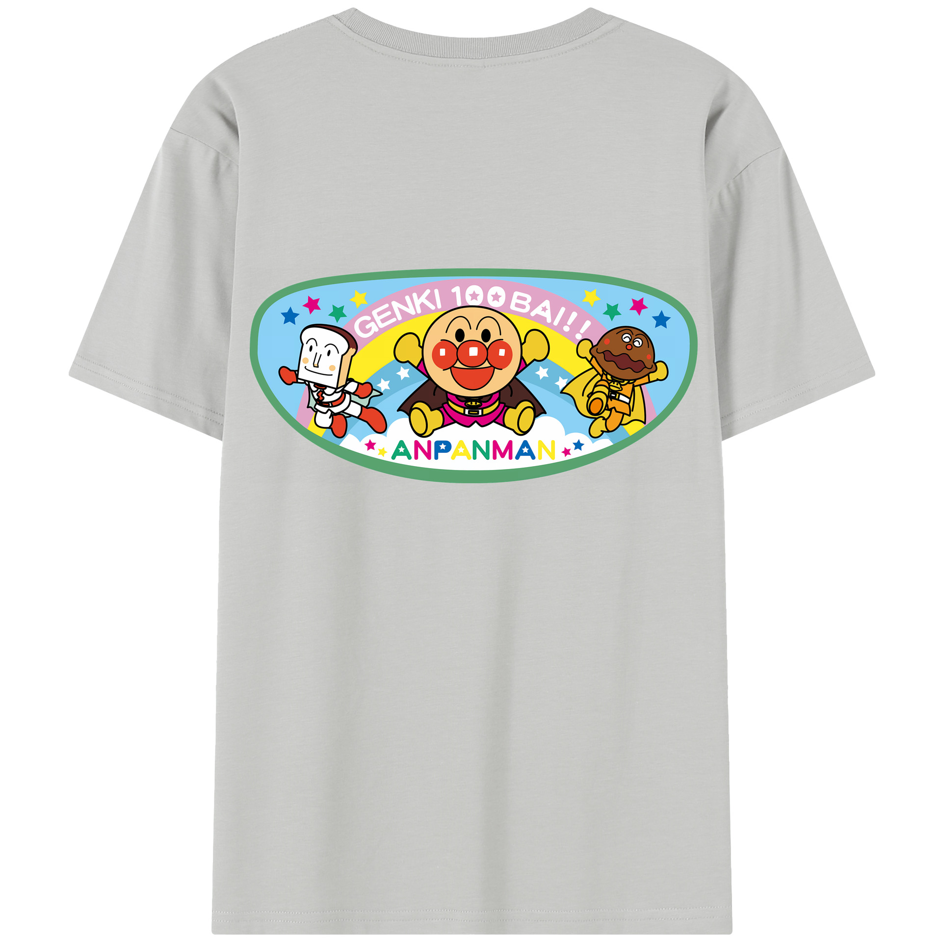 （画像用） アンパンマン Anpanman レディース半袖Tシャツ(バックプリント)