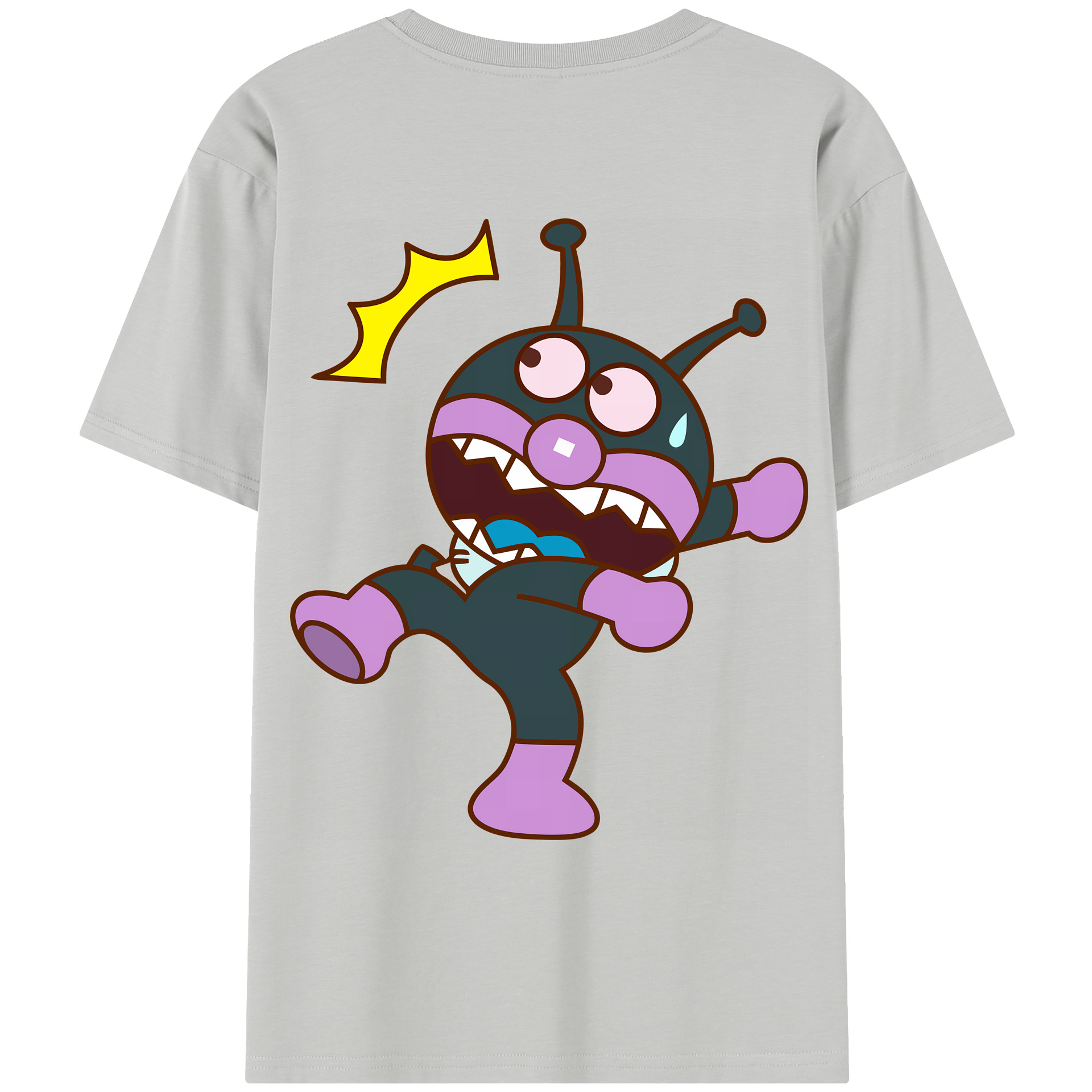 （画像用） アンパンマン Anpanman レディース半袖Tシャツ(バックプリント)