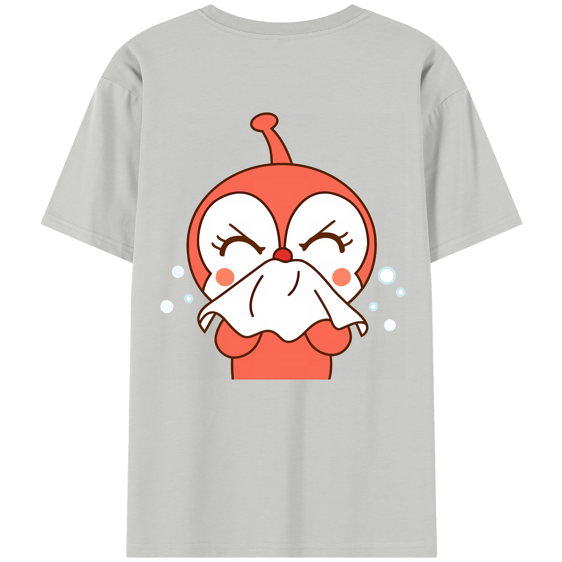 （画像用） アンパンマン Anpanman レディース半袖Tシャツ(バックプリント)