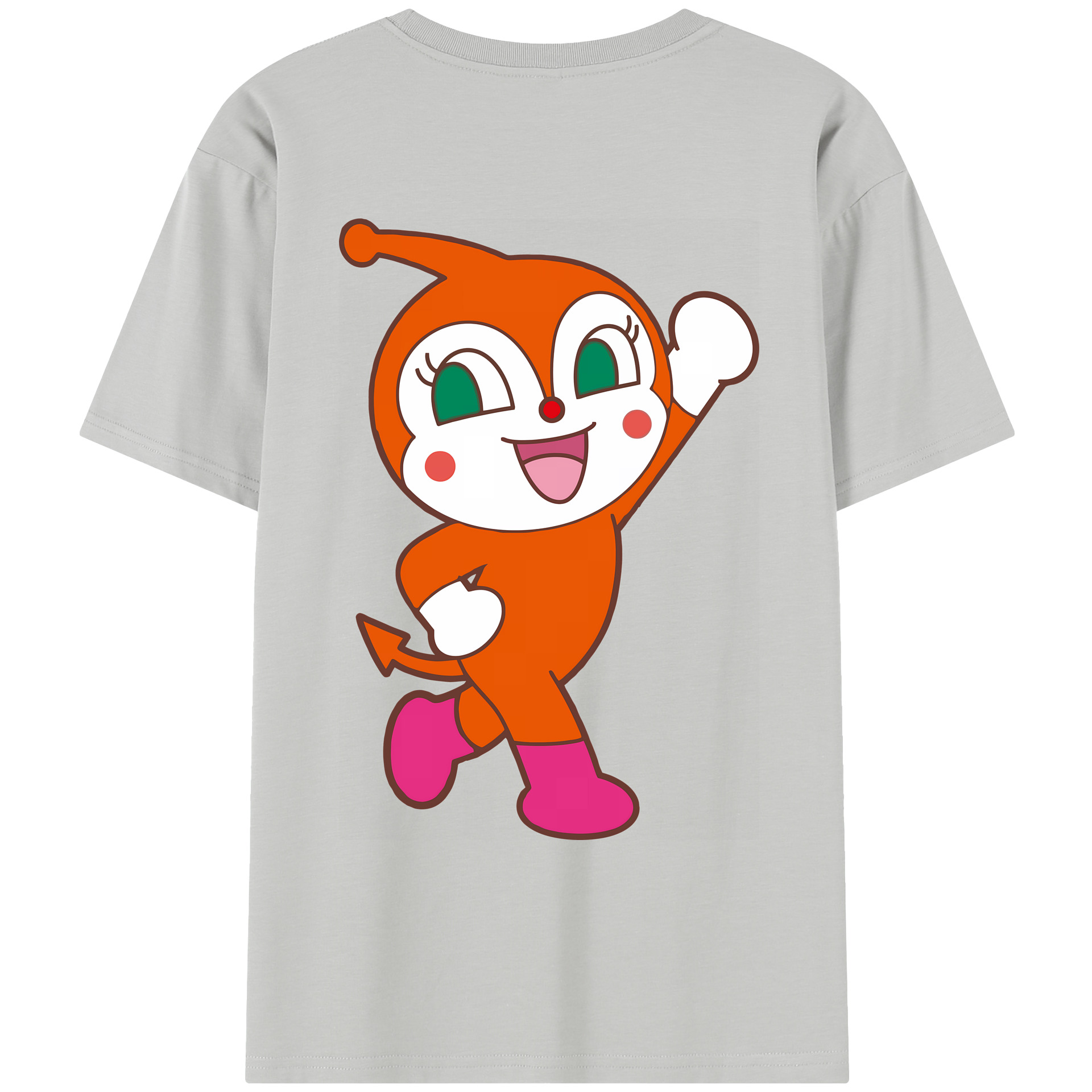 （画像用） アンパンマン Anpanman レディース半袖Tシャツ(バックプリント)