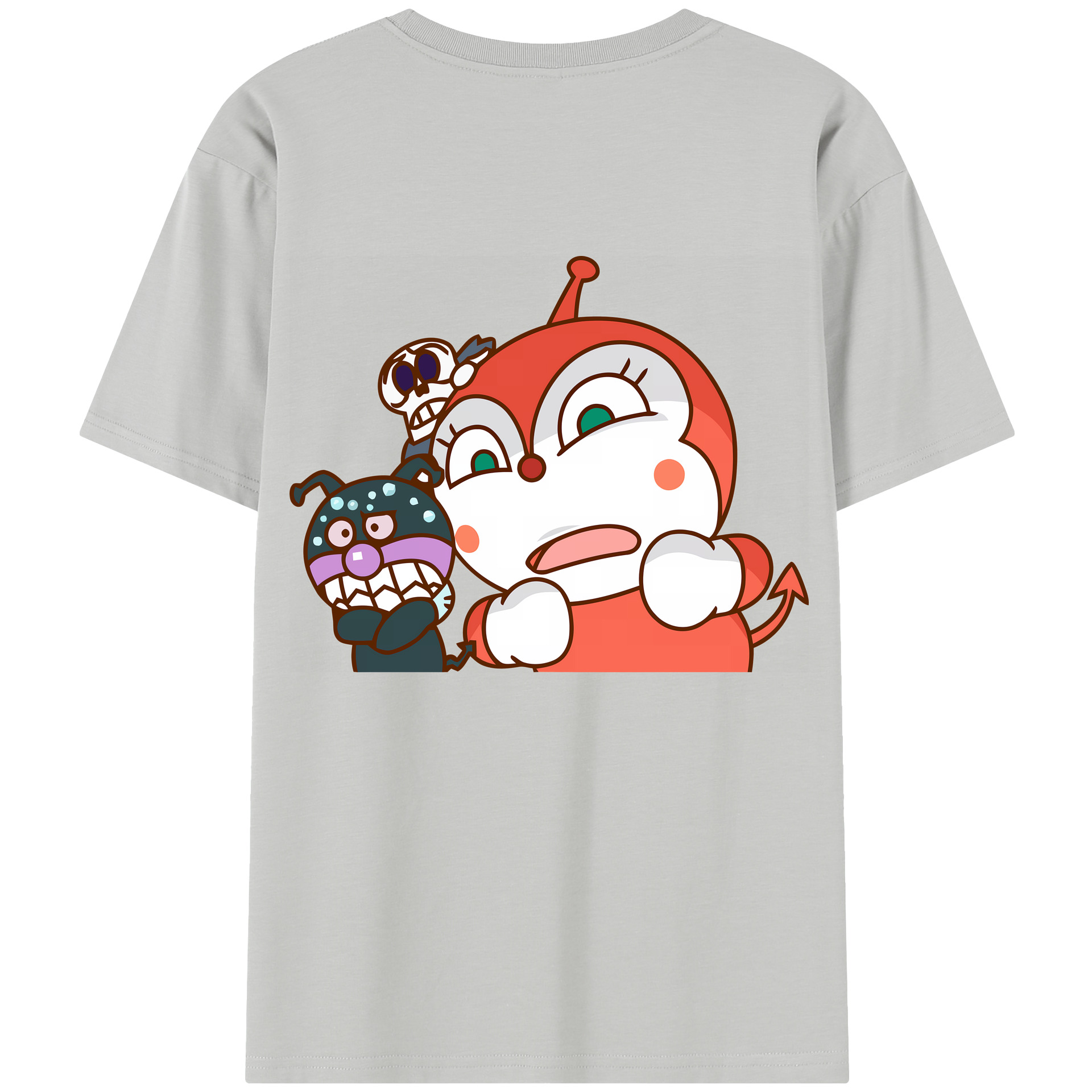 （画像用） アンパンマン Anpanman レディース半袖Tシャツ(バックプリント)