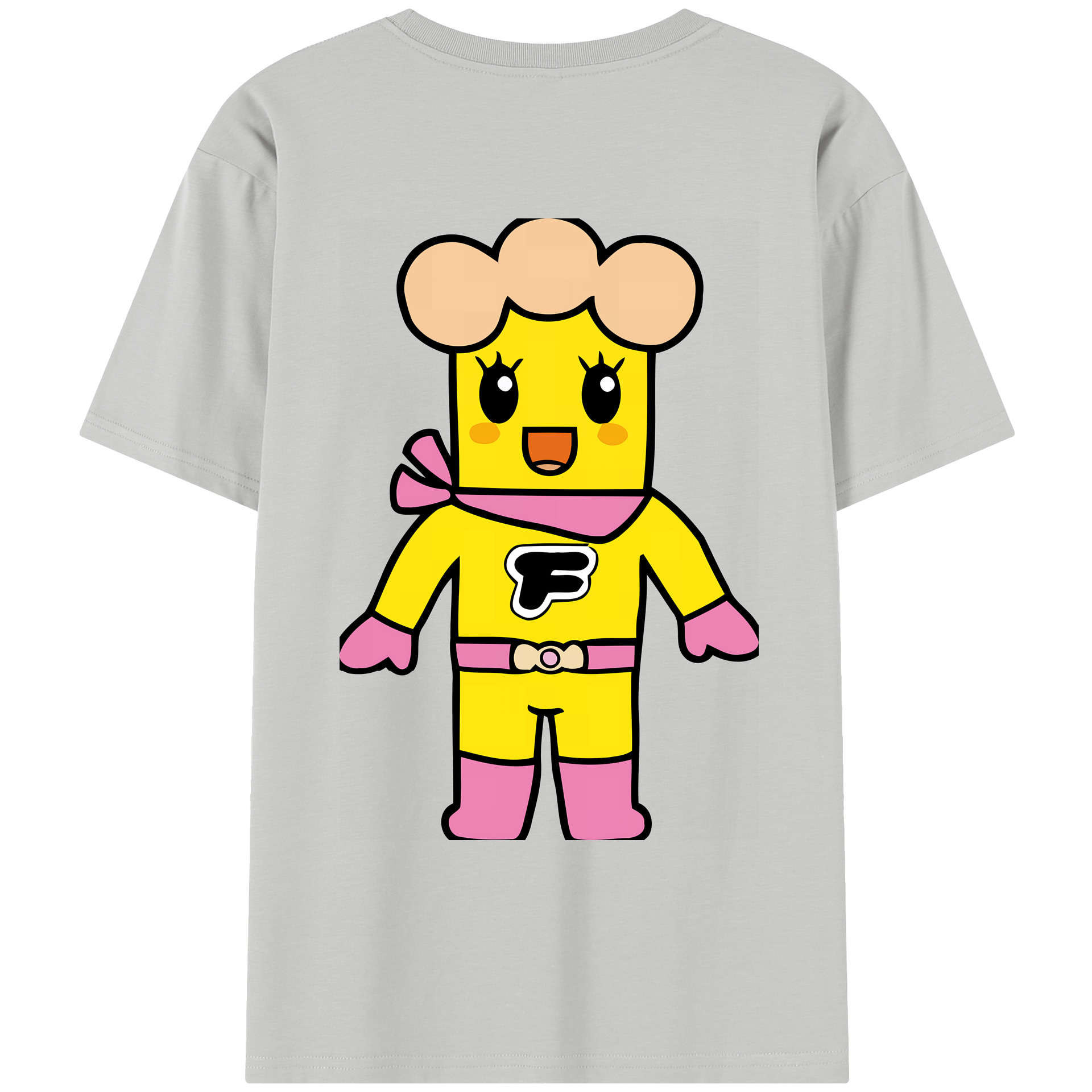 （画像用） アンパンマン Anpanman レディース半袖Tシャツ(バックプリント)