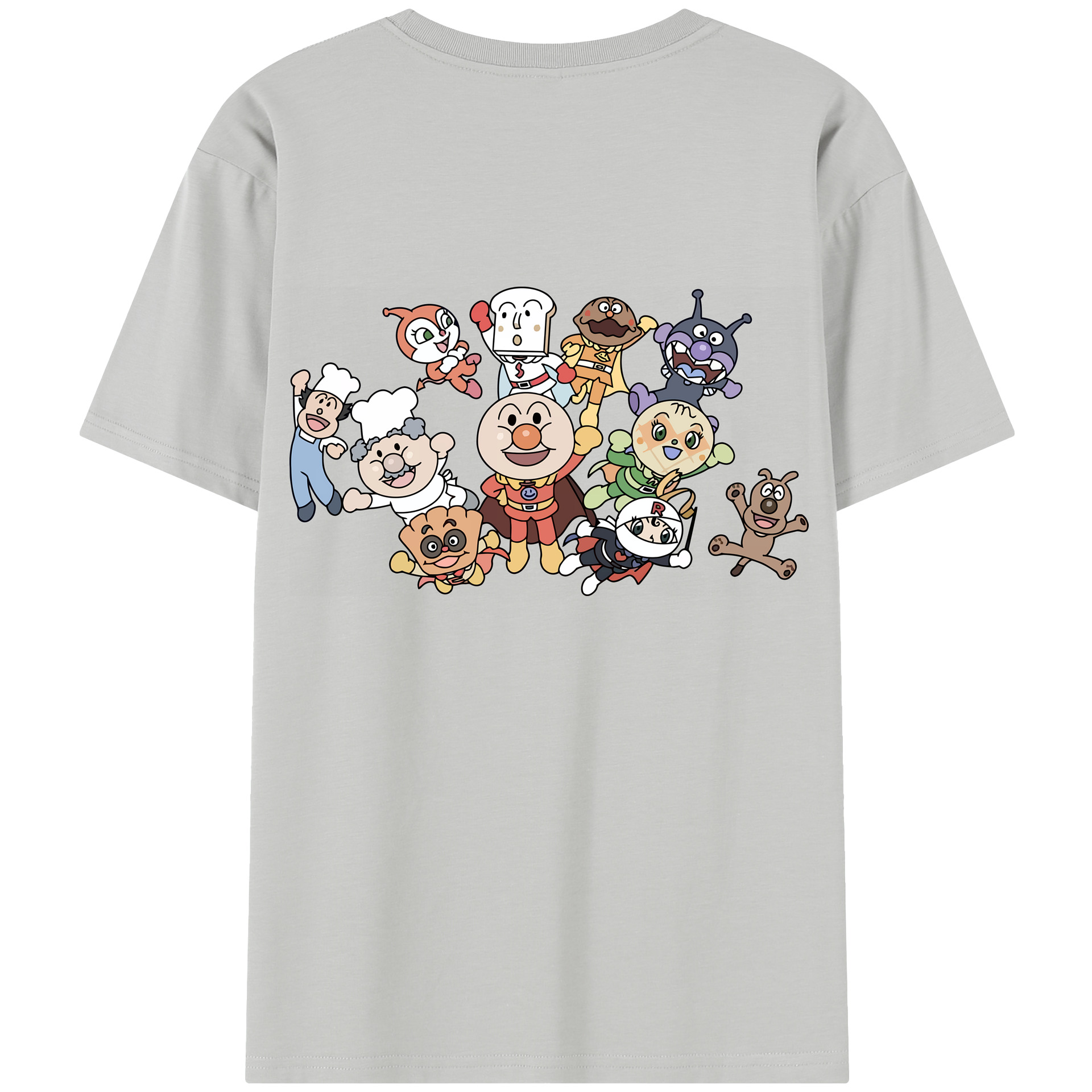 （画像用） アンパンマン Anpanman レディース半袖Tシャツ(バックプリント)