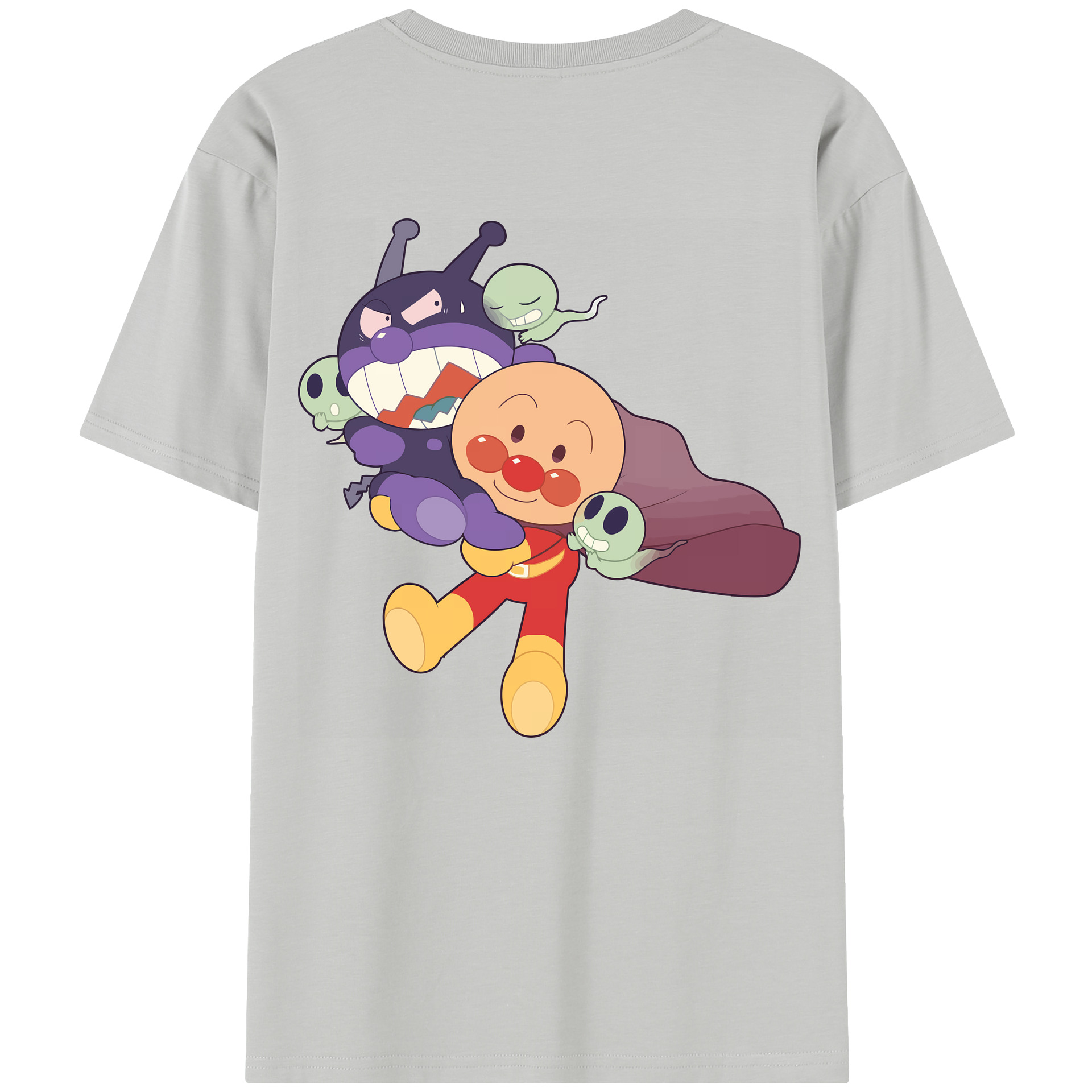 （画像用） アンパンマン Anpanman レディース半袖Tシャツ(バックプリント)