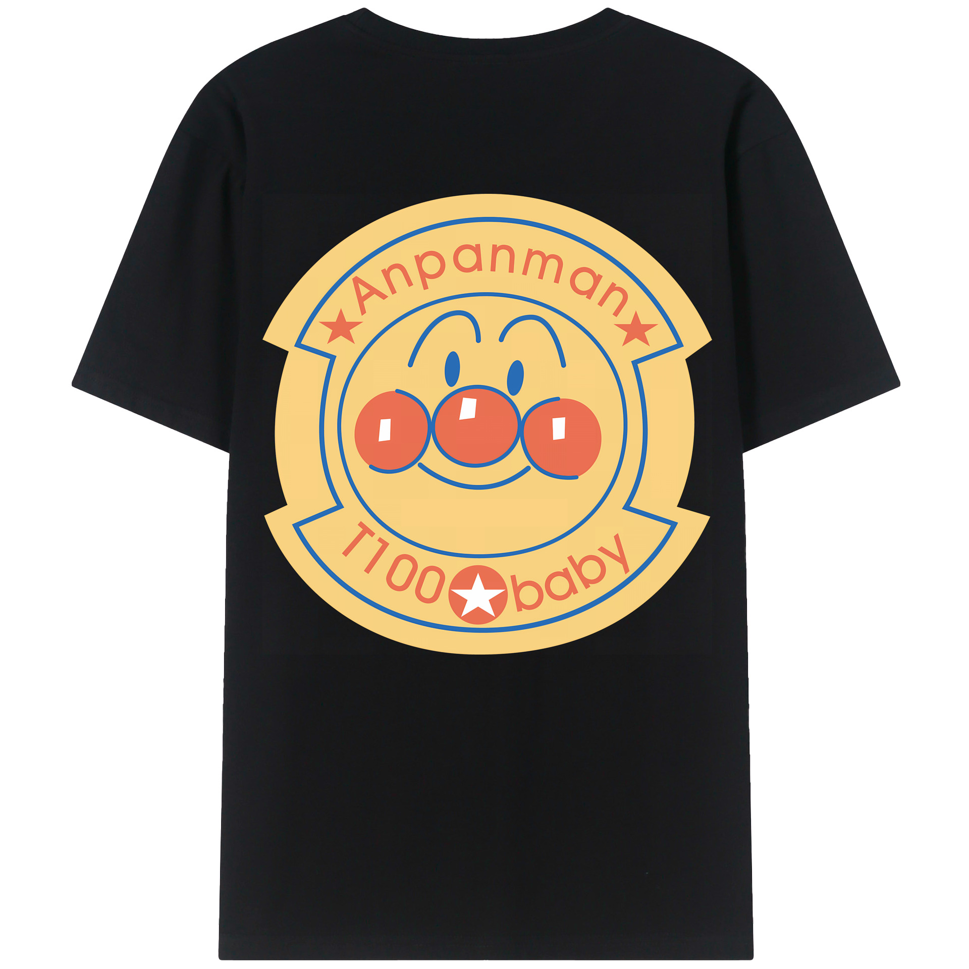 （画像用） アンパンマン Anpanman レディース半袖Tシャツ(バックプリント)