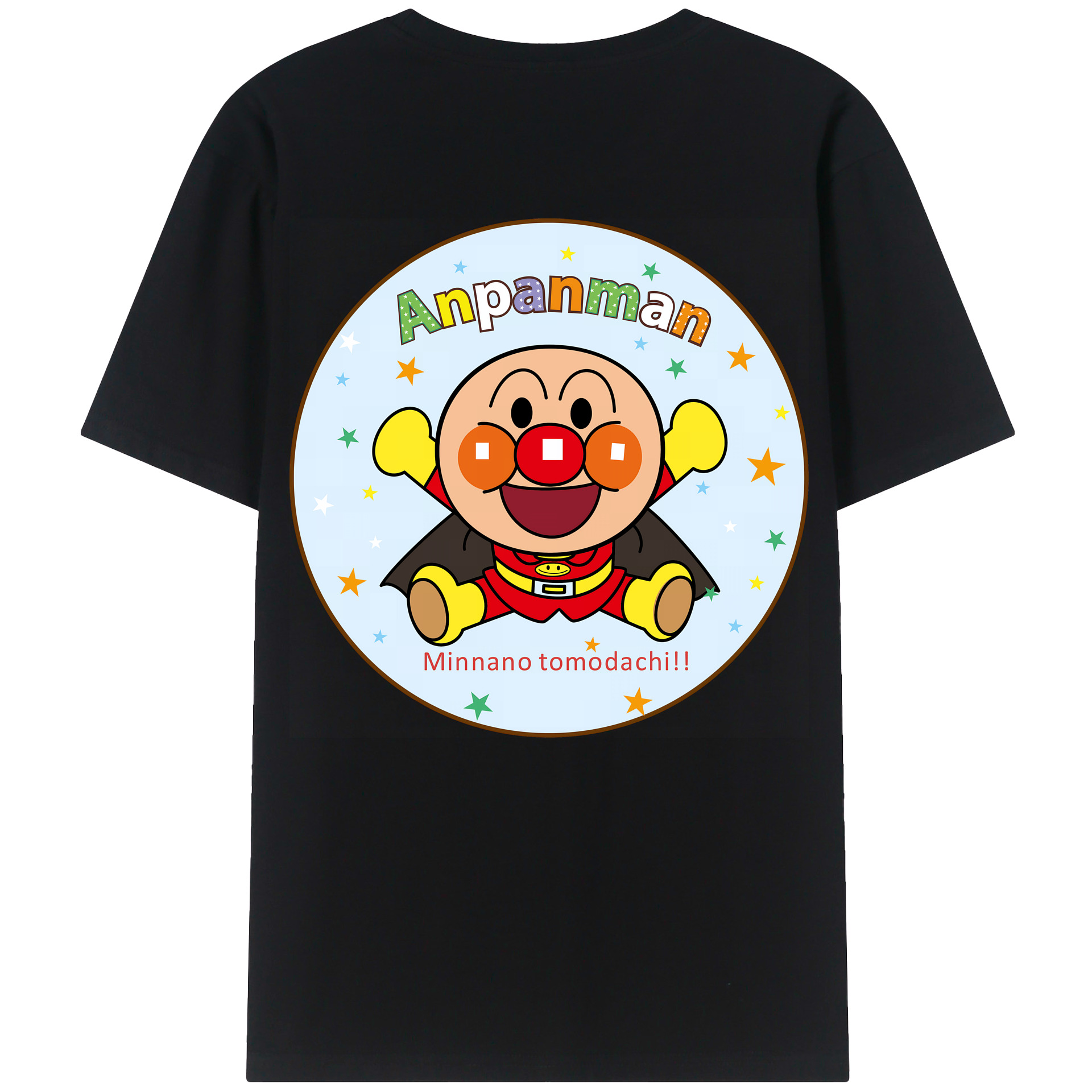 （画像用） アンパンマン Anpanman レディース半袖Tシャツ(バックプリント)