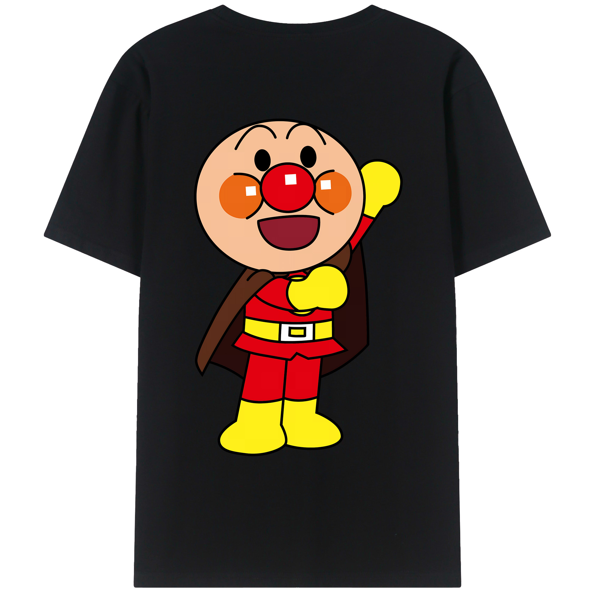 （画像用） アンパンマン Anpanman レディース半袖Tシャツ(バックプリント)