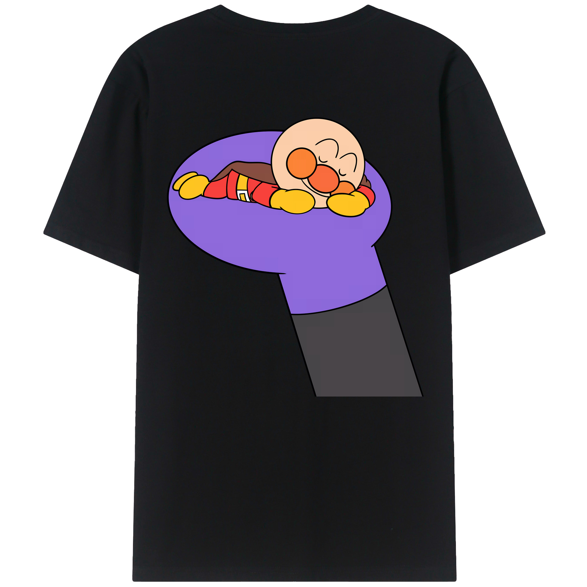 （画像用） アンパンマン Anpanman レディース半袖Tシャツ(バックプリント)