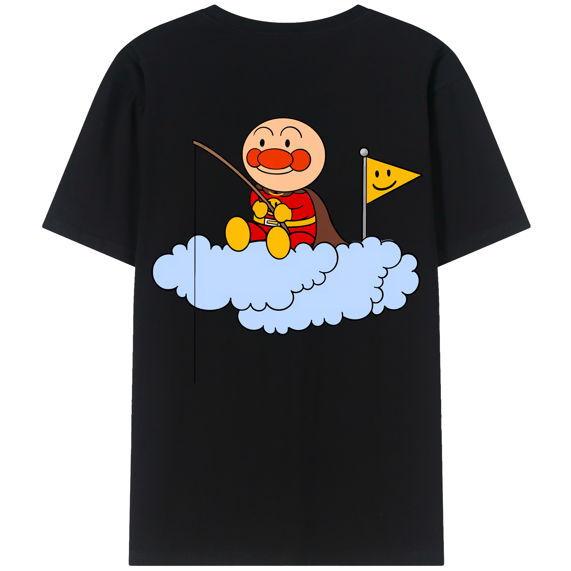 （画像用） アンパンマン Anpanman レディース半袖Tシャツ(バックプリント)