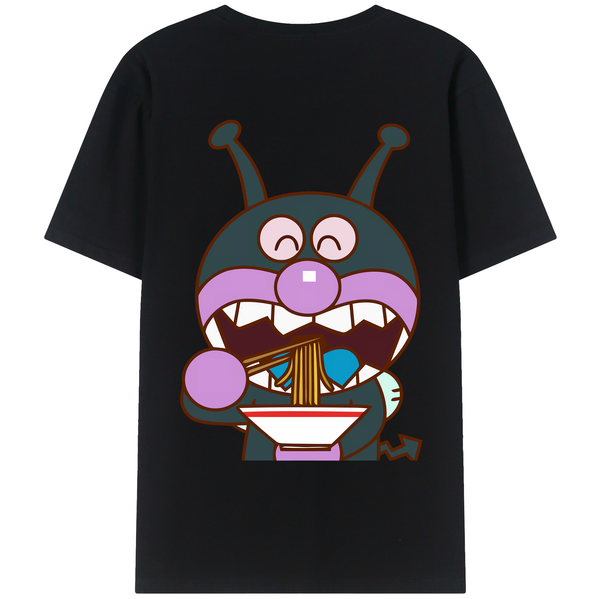 （画像用） アンパンマン Anpanman レディース半袖Tシャツ(バックプリント)