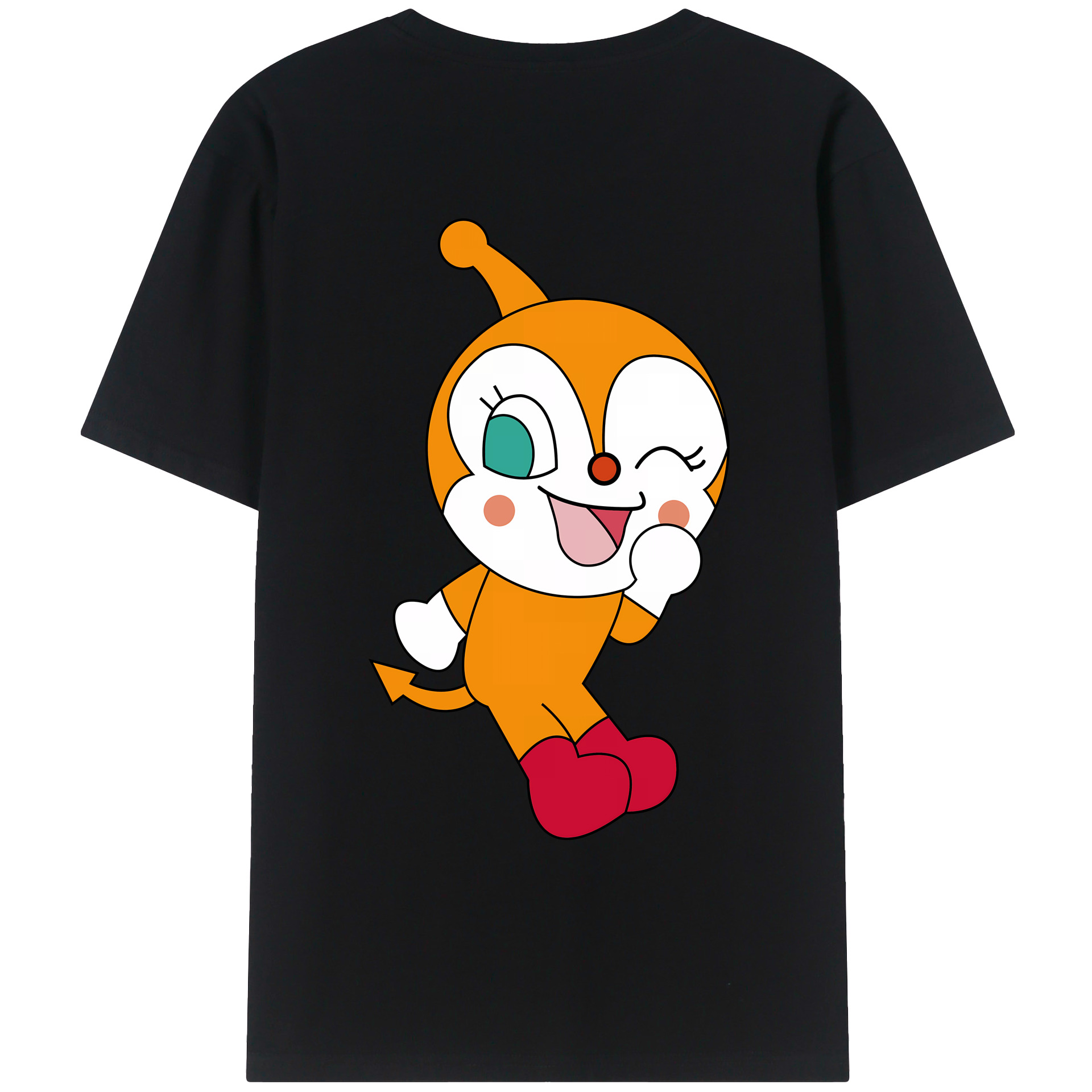 （画像用） アンパンマン Anpanman レディース半袖Tシャツ(バックプリント)
