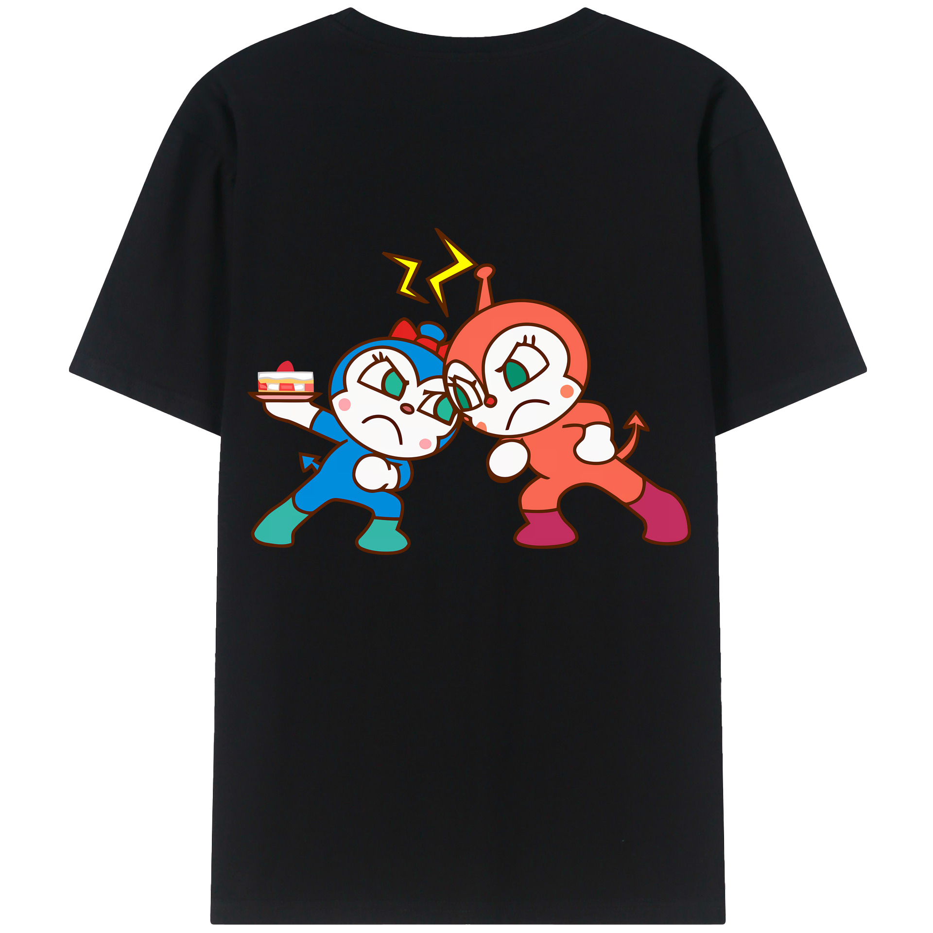 （画像用） アンパンマン Anpanman レディース半袖Tシャツ(バックプリント)