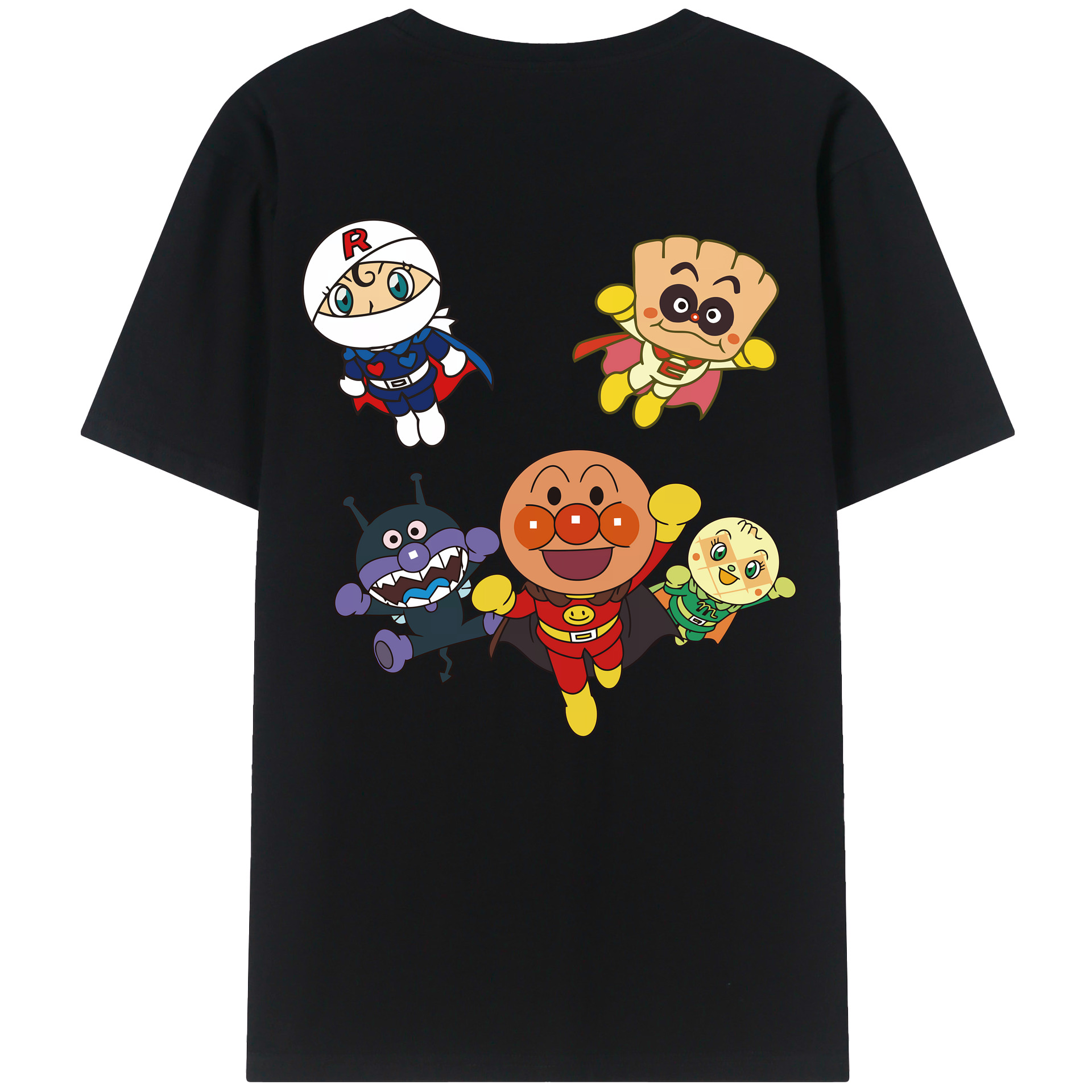 （画像用） アンパンマン Anpanman レディース半袖Tシャツ(バックプリント)