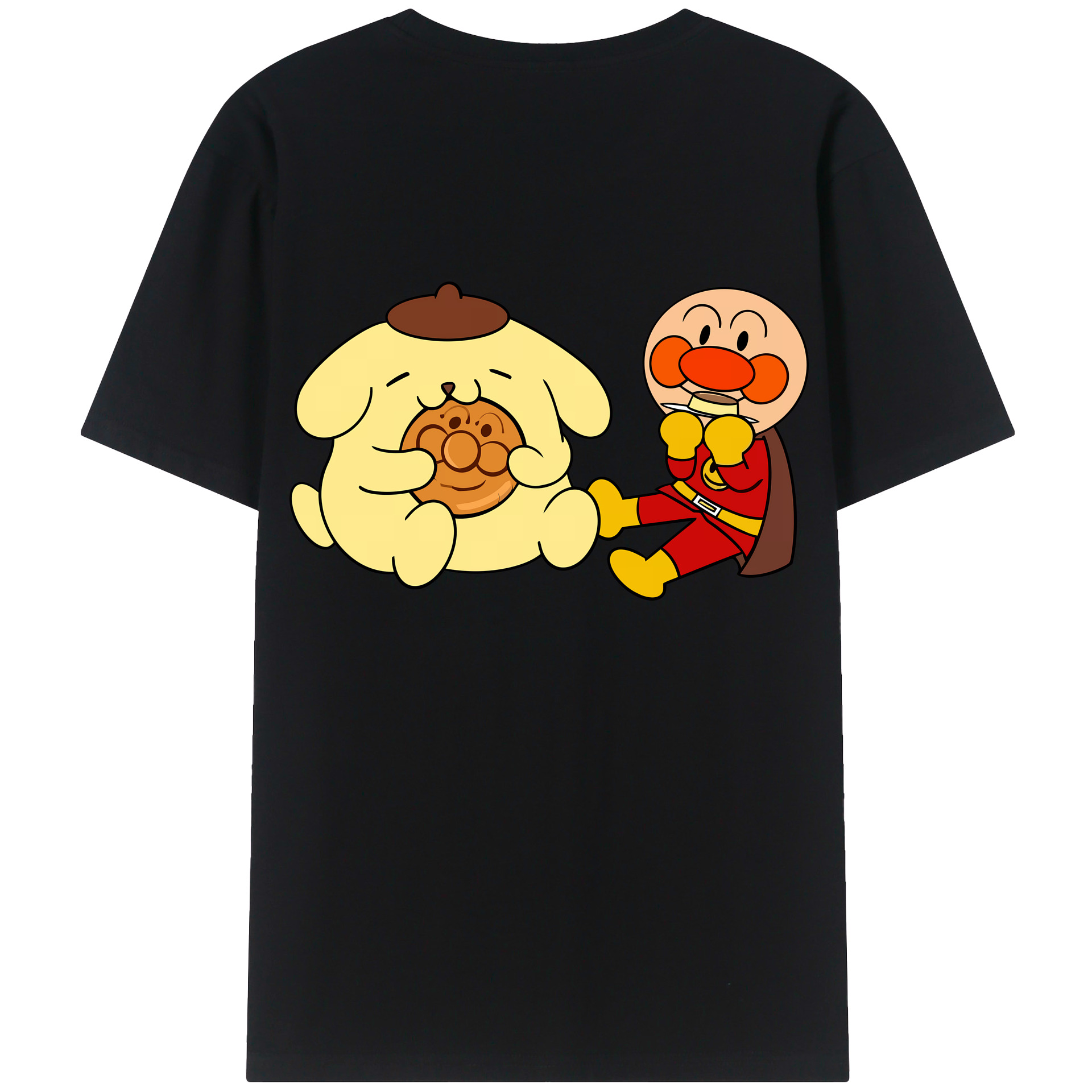 （画像用） アンパンマン Anpanman レディース半袖Tシャツ(バックプリント)