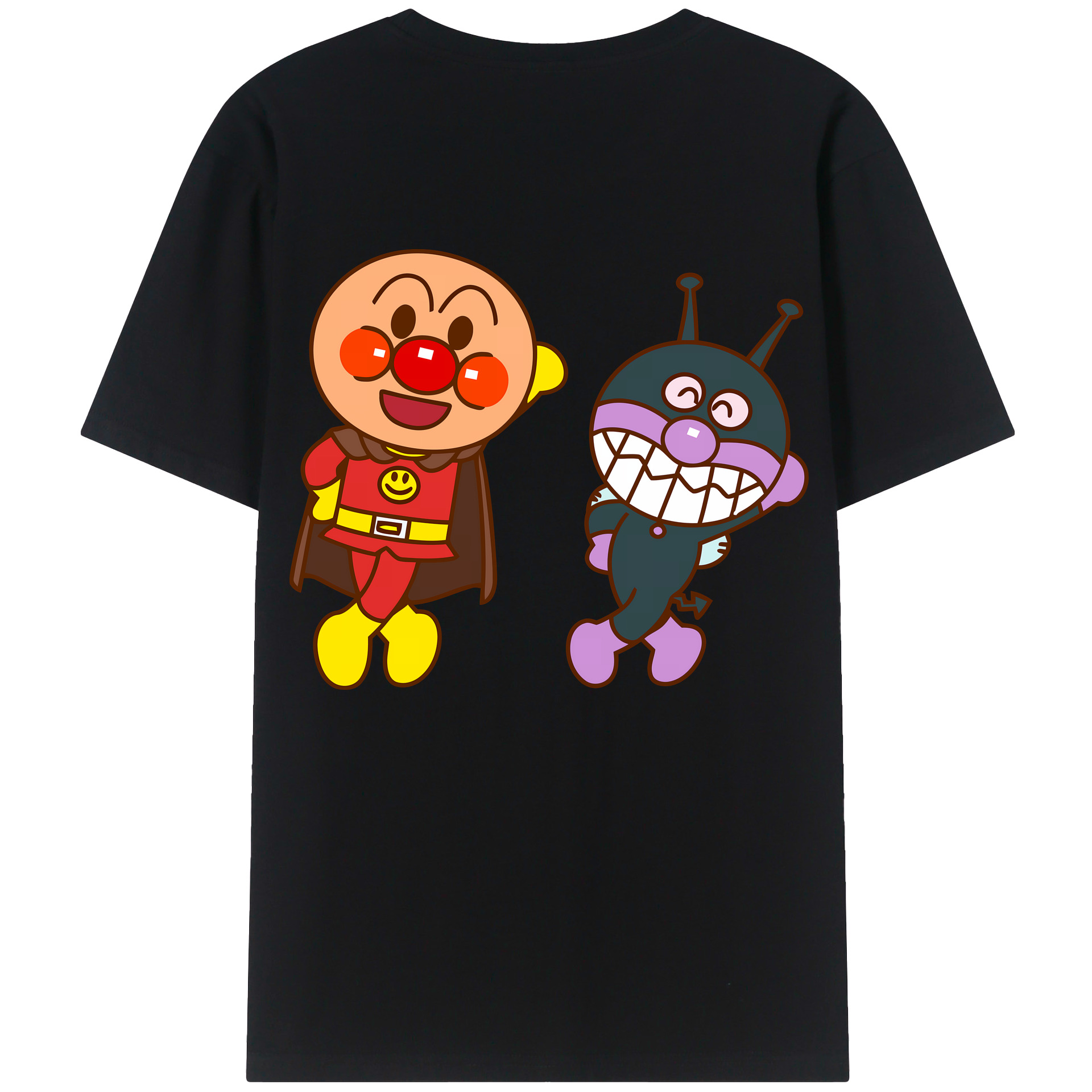 （画像用） アンパンマン Anpanman レディース半袖Tシャツ(バックプリント)