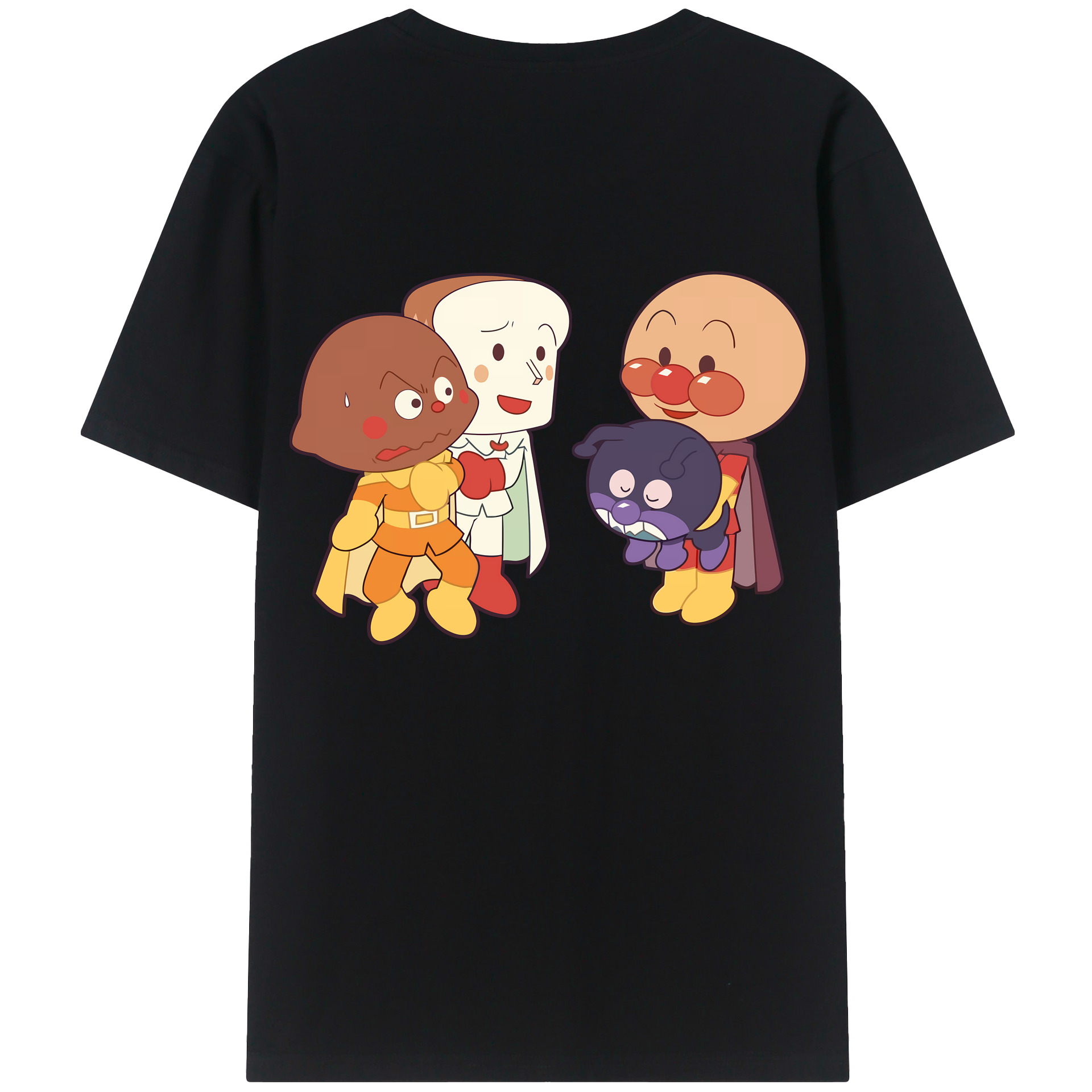 （画像用） アンパンマン Anpanman レディース半袖Tシャツ(バックプリント)