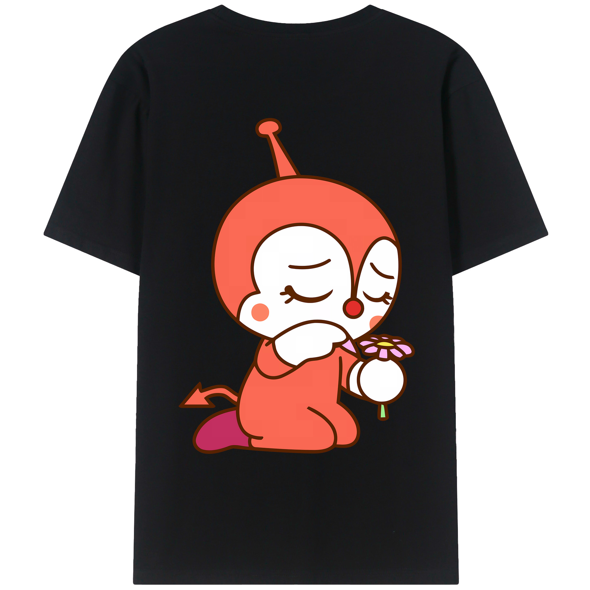 （画像用） アンパンマン Anpanman レディース半袖Tシャツ(バックプリント)