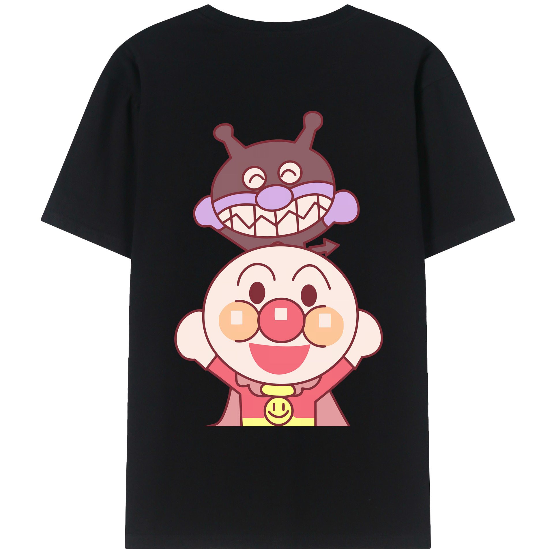 （画像用） アンパンマン Anpanman レディース半袖Tシャツ(バックプリント)