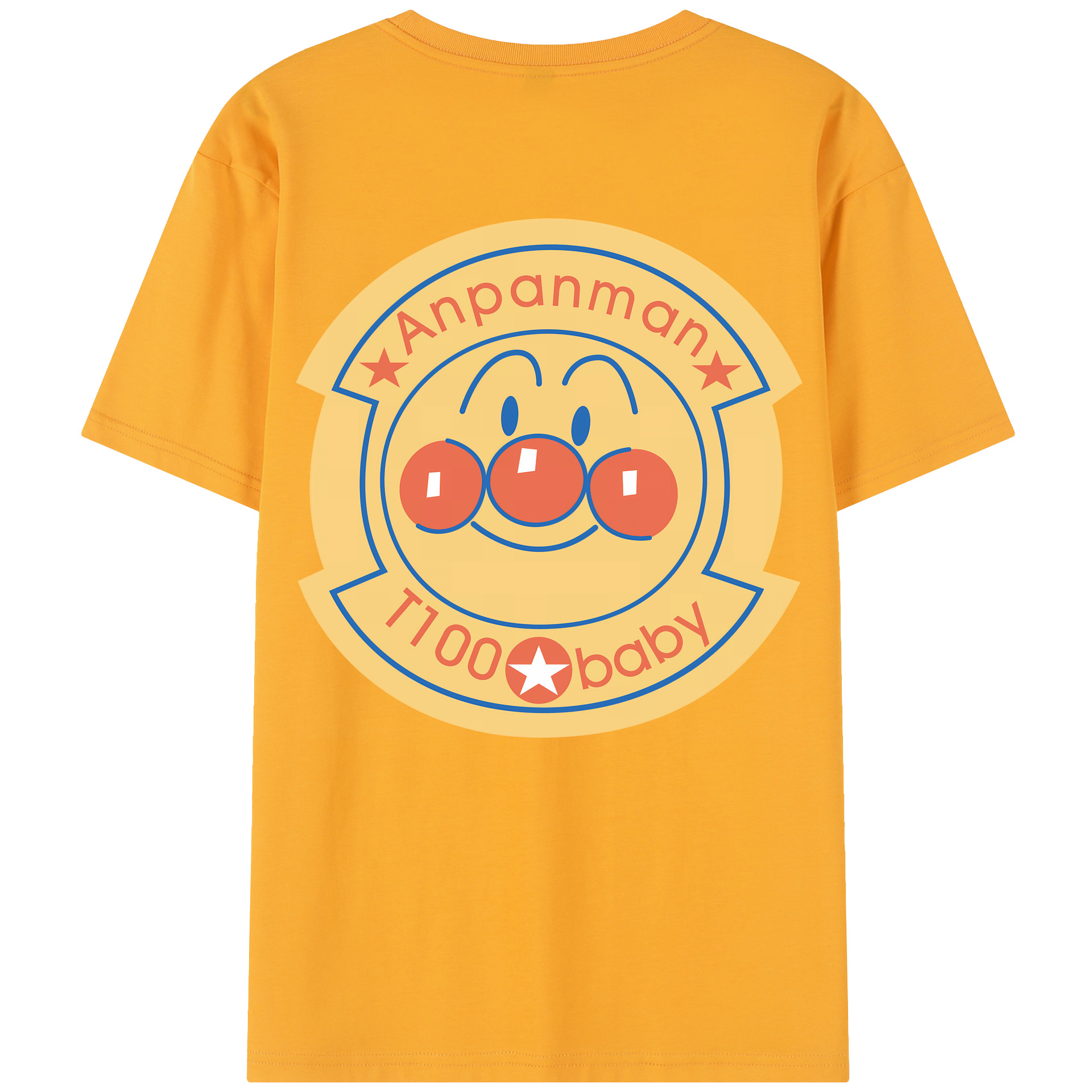 （画像用） アンパンマン Anpanman レディース半袖Tシャツ(バックプリント)