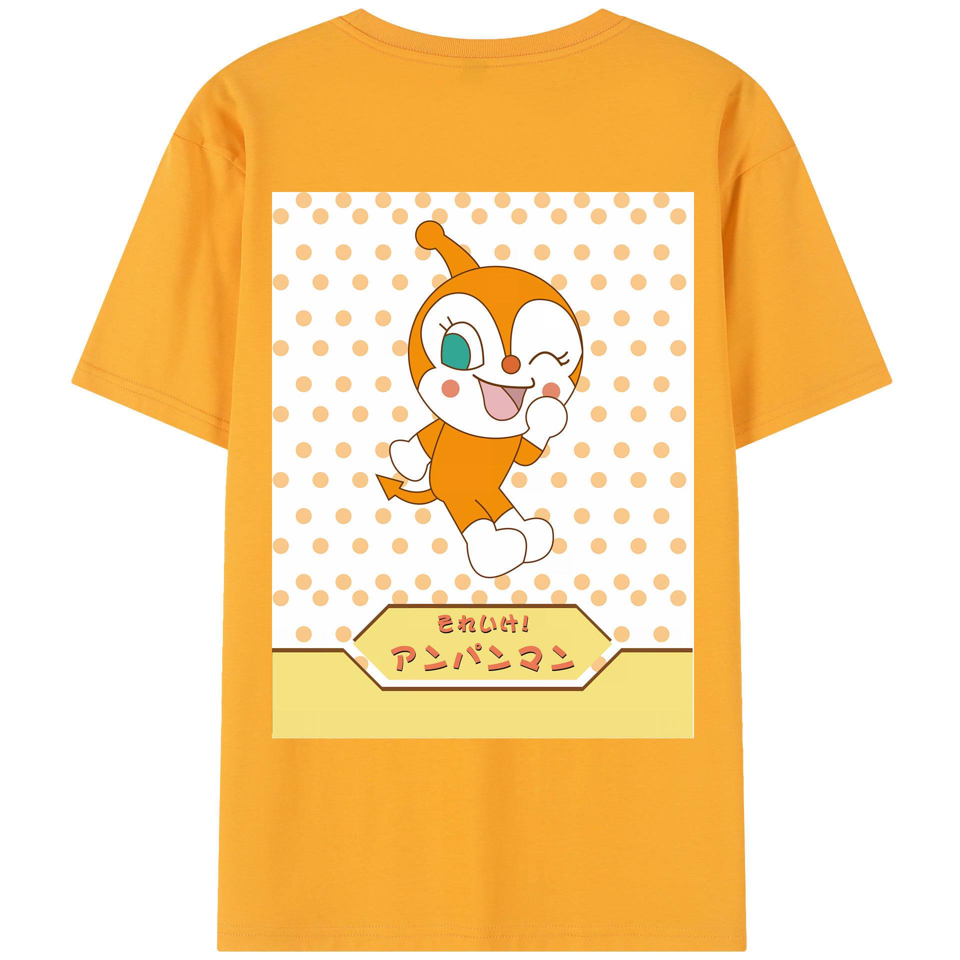 （画像用） アンパンマン Anpanman レディース半袖Tシャツ(バックプリント)