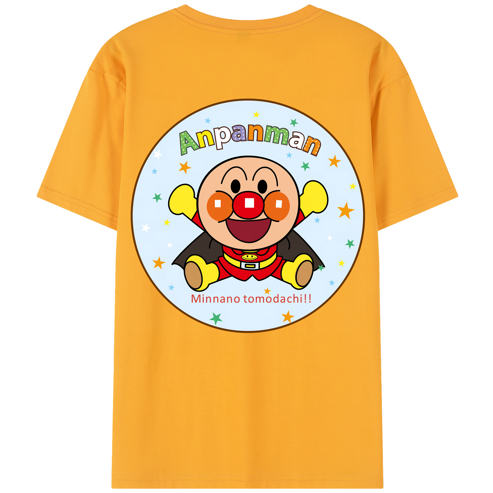 （画像用） アンパンマン Anpanman レディース半袖Tシャツ(バックプリント)
