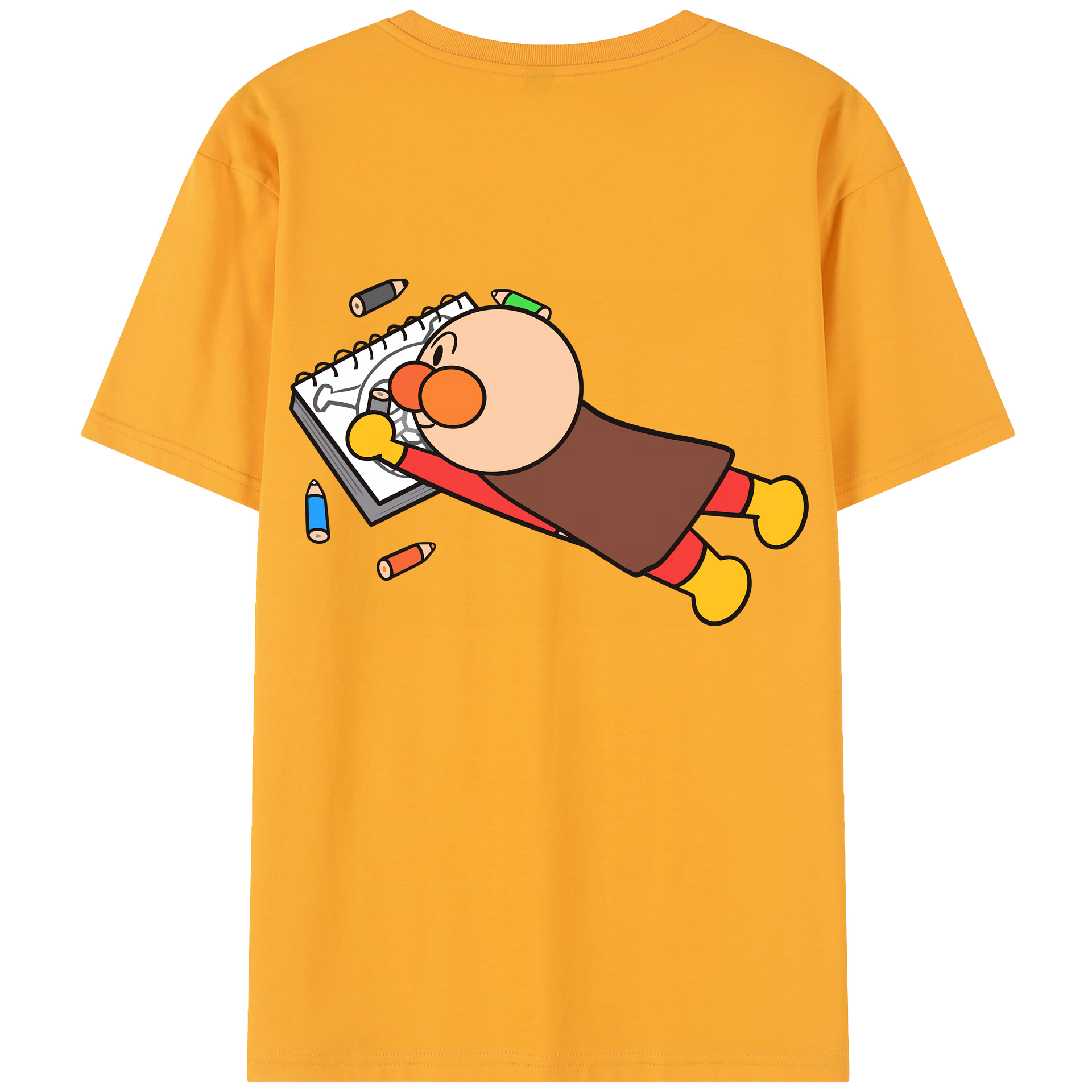 （画像用） アンパンマン Anpanman レディース半袖Tシャツ(バックプリント)