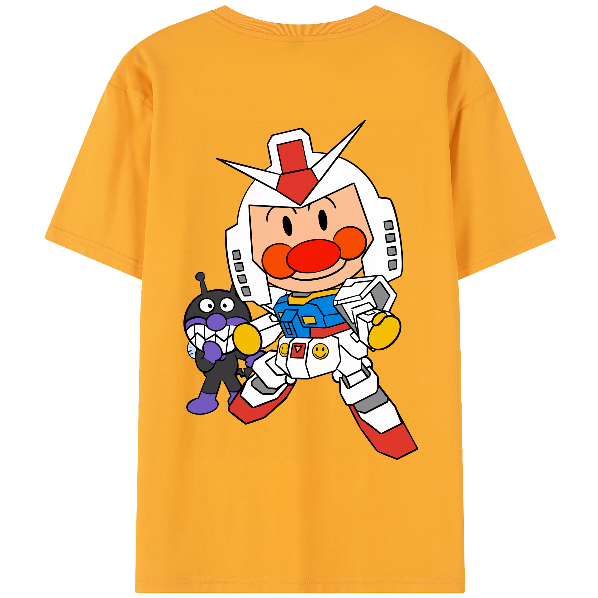 （画像用） アンパンマン Anpanman レディース半袖Tシャツ(バックプリント)