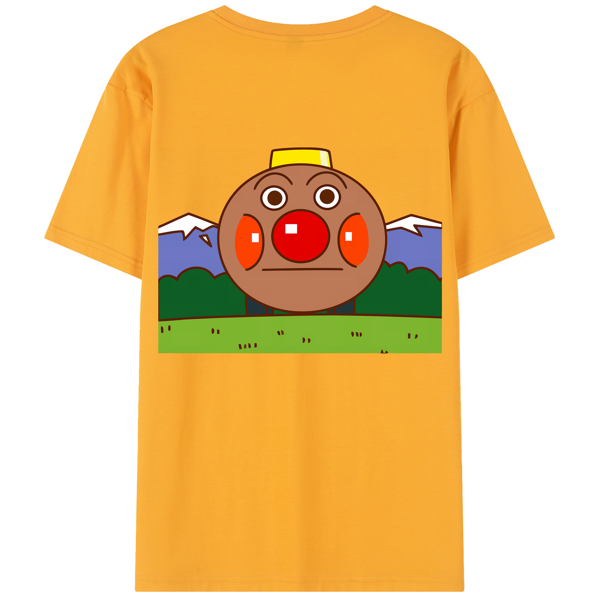 （画像用） アンパンマン Anpanman レディース半袖Tシャツ(バックプリント)